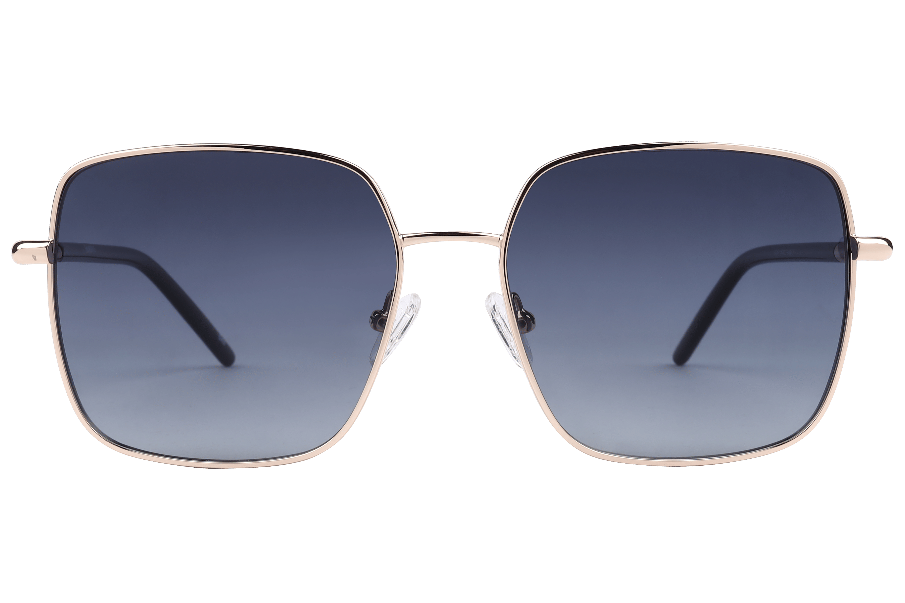 Inspira 8215 Sunglass Gold Unisex Full Metal Sunglass — Gold frame — view 2