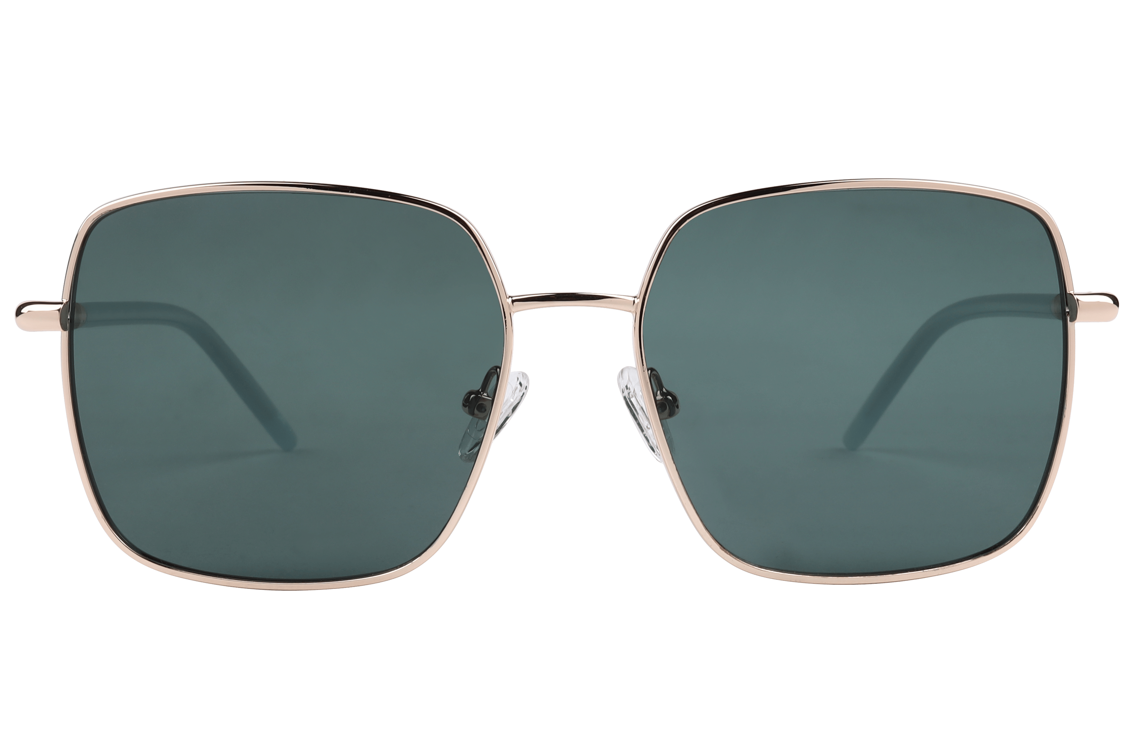 Inspira 8215 Sunglass Gold Unisex Full Metal Sunglass — Gold frame — view 2