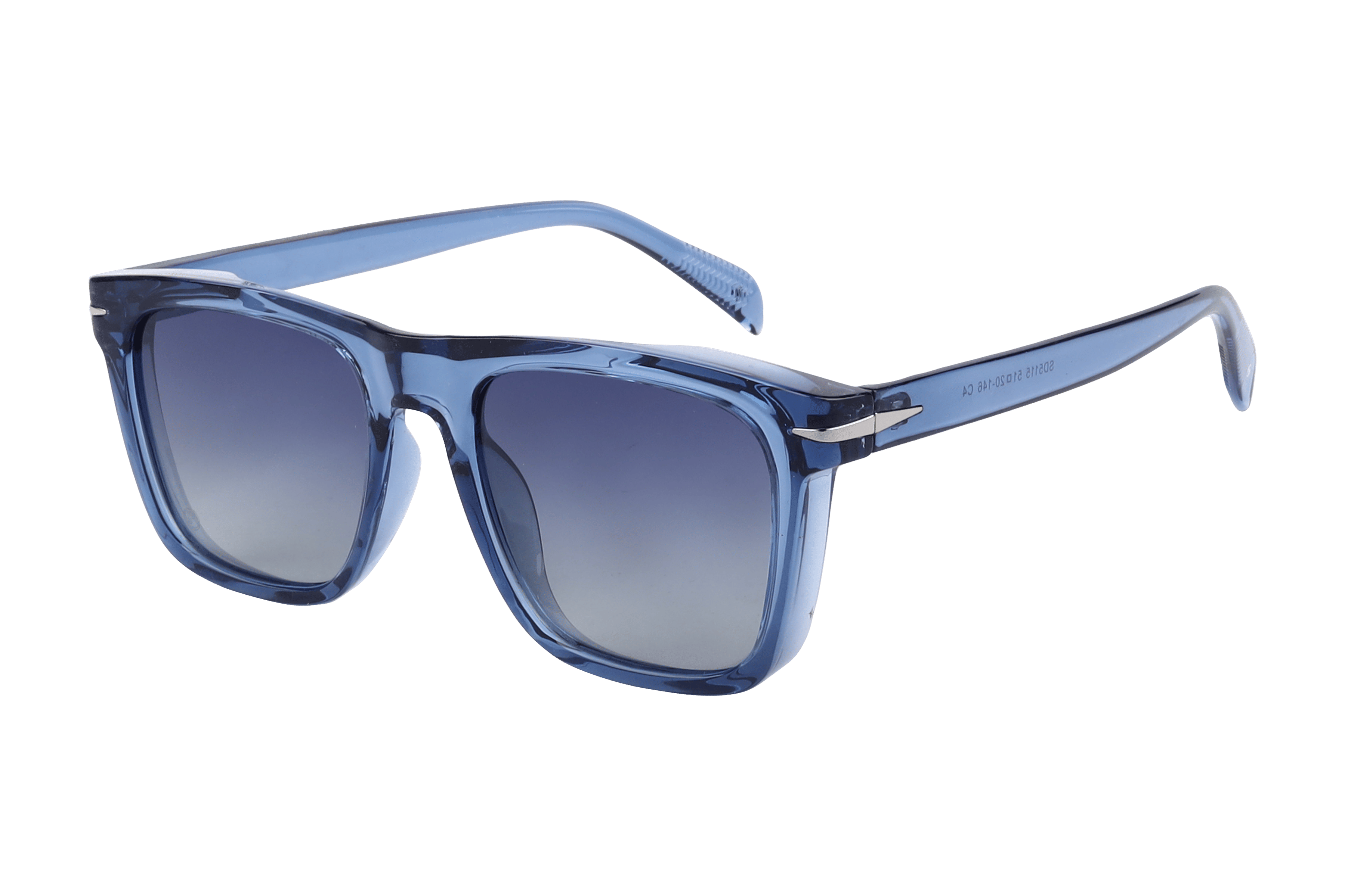Inspira SD5115 Sunglass Transparent Blue Male Full Shell — Transparent Blue frame