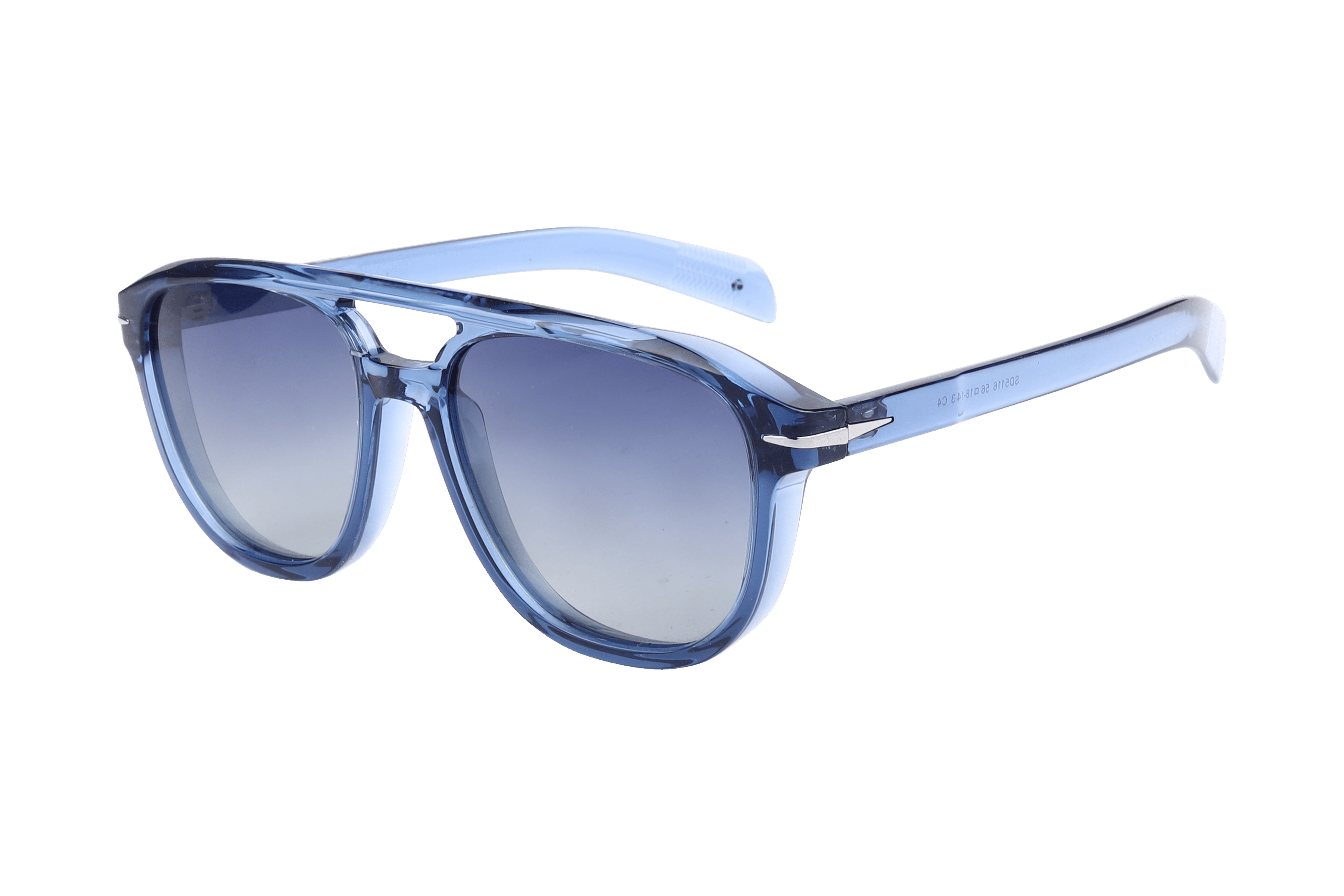 Inspira SD5116 Sunglass Transparent Blue Male Full Shell — Transparent Blue frame