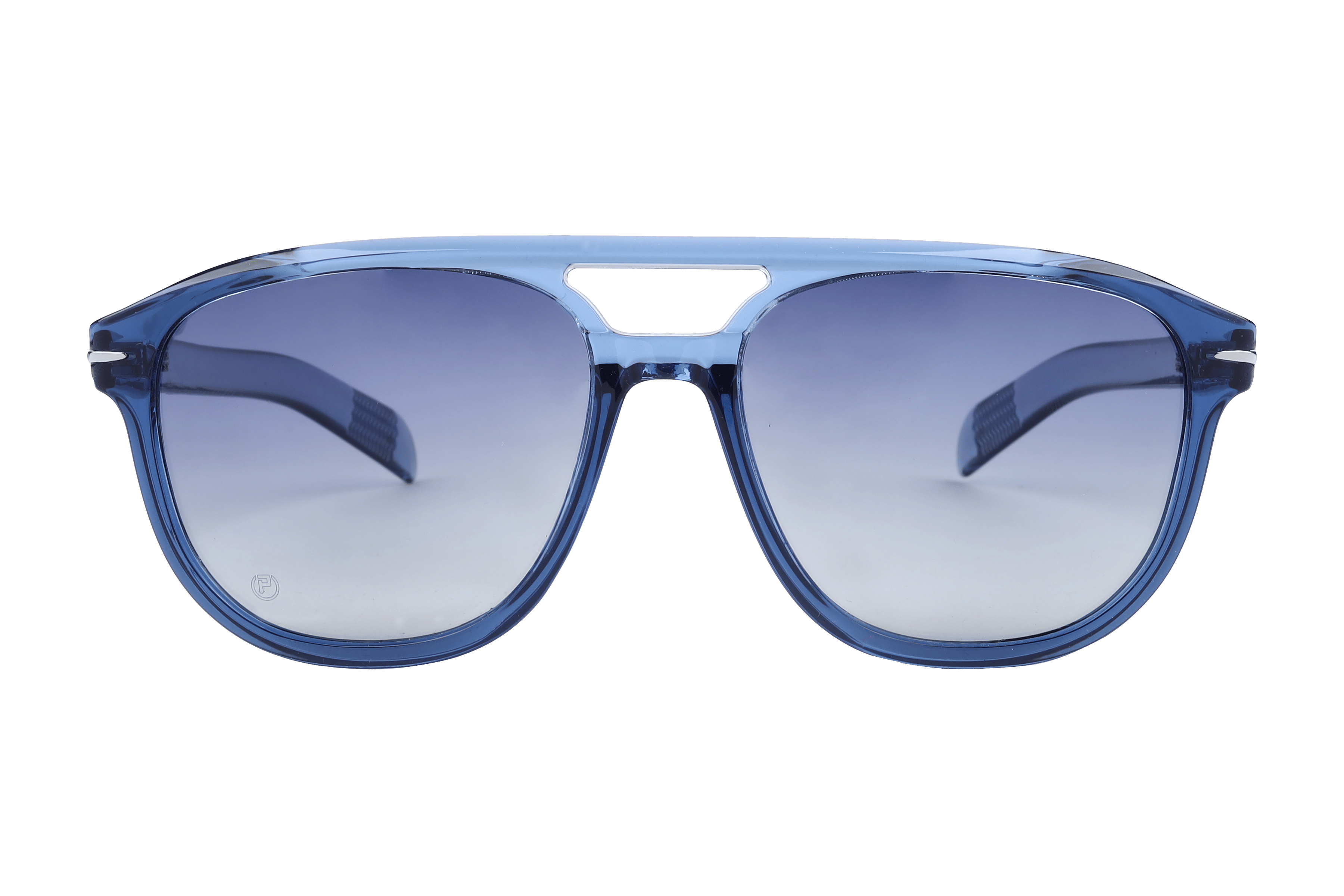 Inspira SD5116 Sunglass Transparent Blue Male Full Shell Sunglass — Transparent Blue frame — view 2