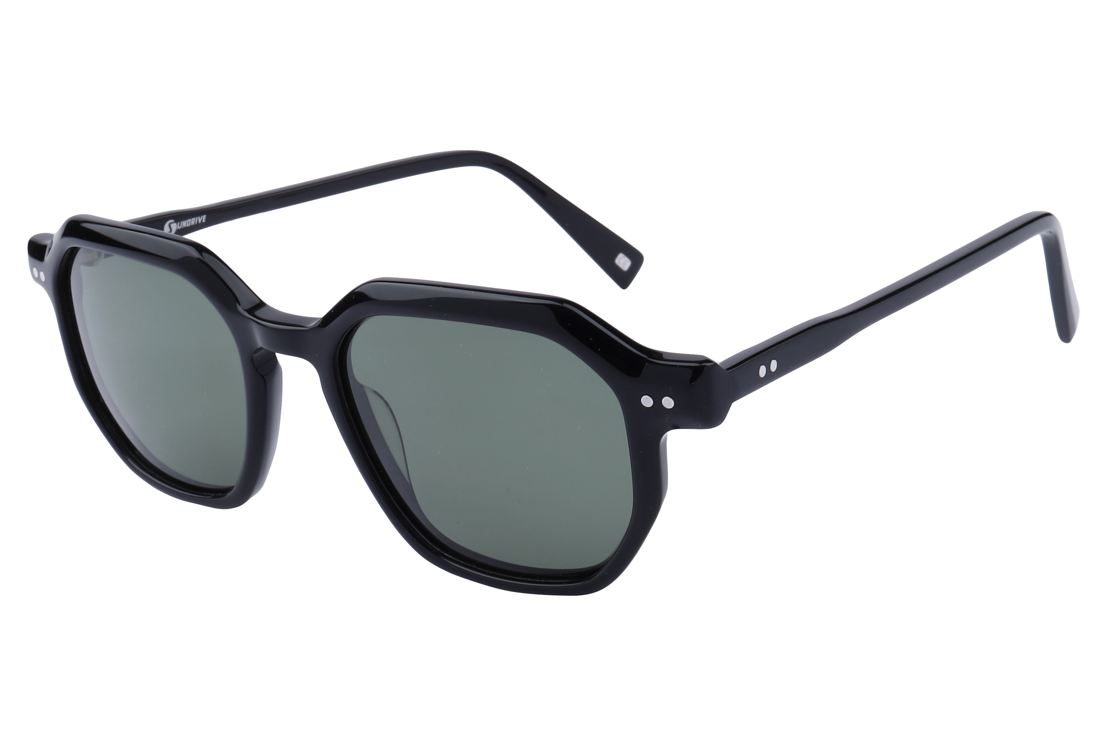 Inspira AS6488 Sunglass Black Male Full Shell — Black frame