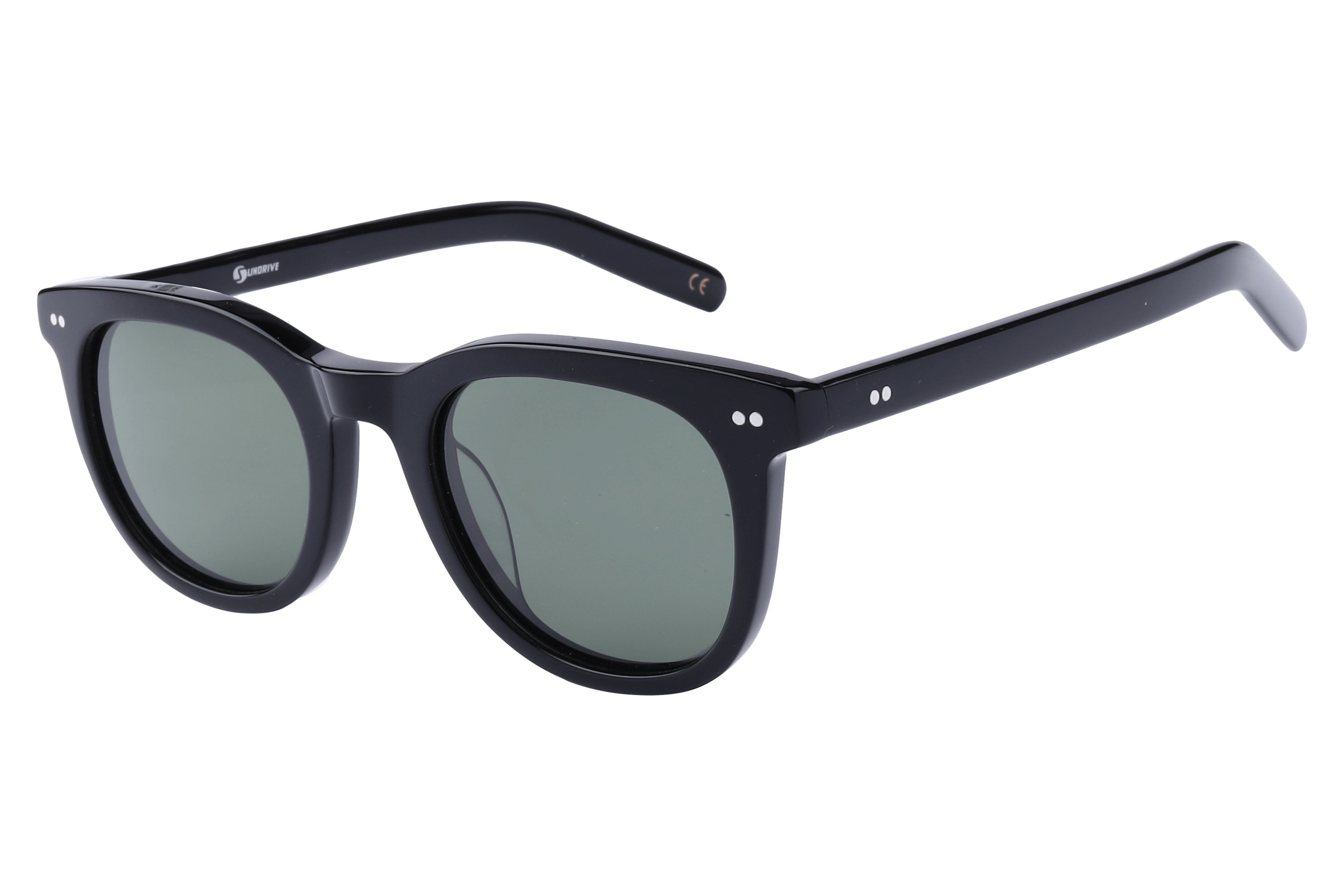 Inspira AS6415 Sunglass Black Unisex Full Shell — Black frame