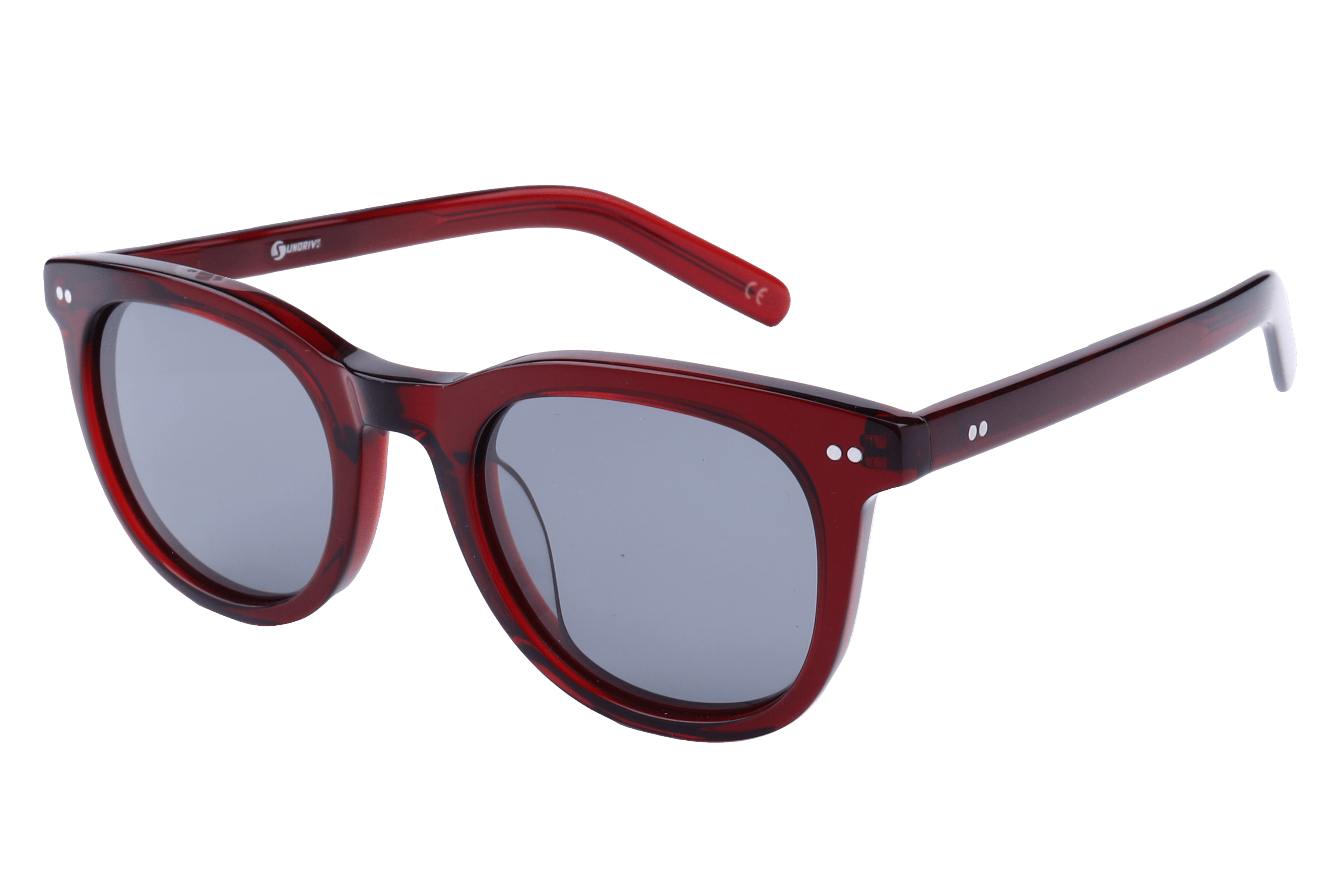 Inspira AS6415 Sunglass Maroon Unisex Full Shell — Maroon frame