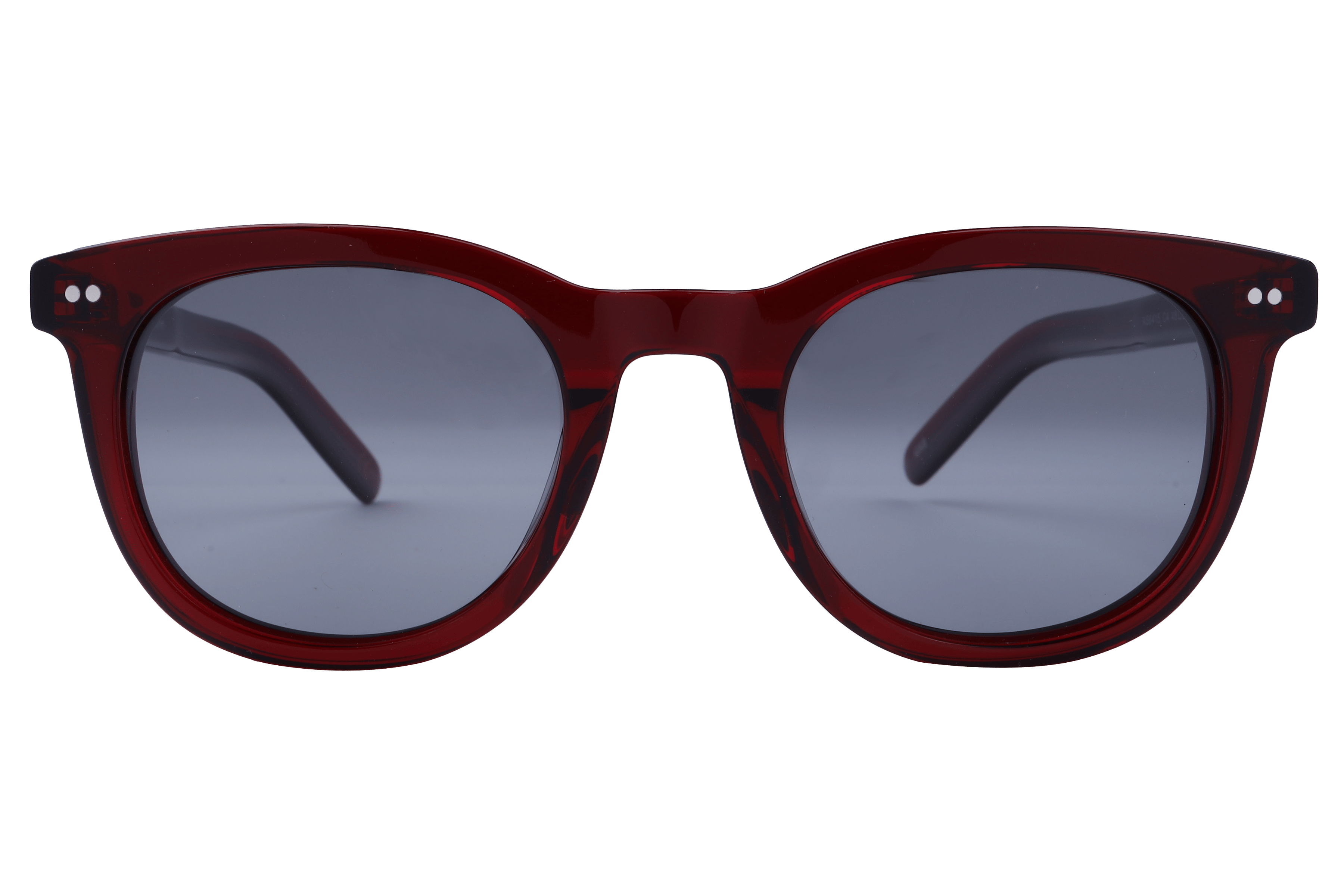 Inspira AS6415 Sunglass Maroon Unisex Full Shell Sunglass — Maroon frame — view 2