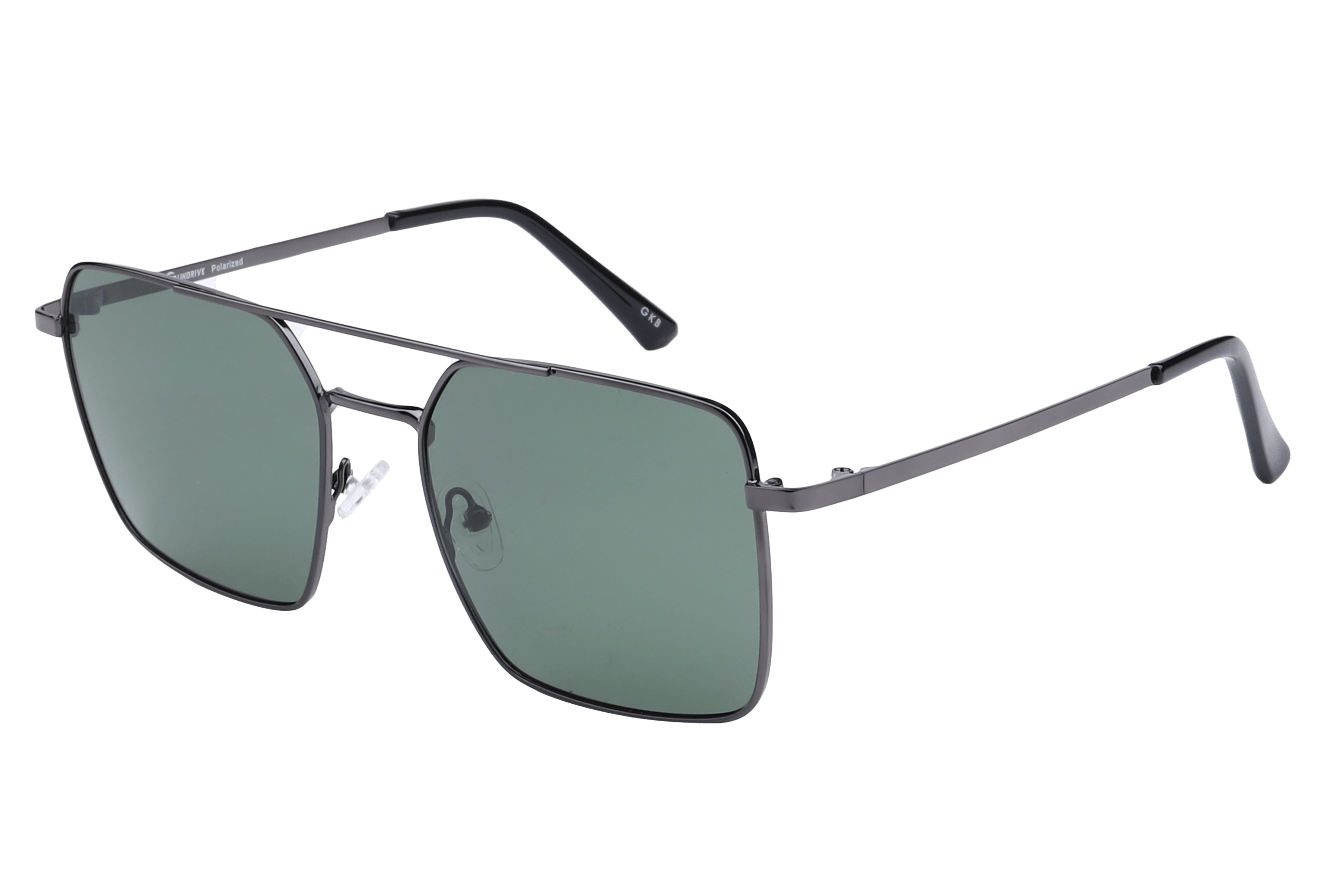 Inspira VW264S Sunglass Gun Metal Male Full Metal — Gun Metal frame