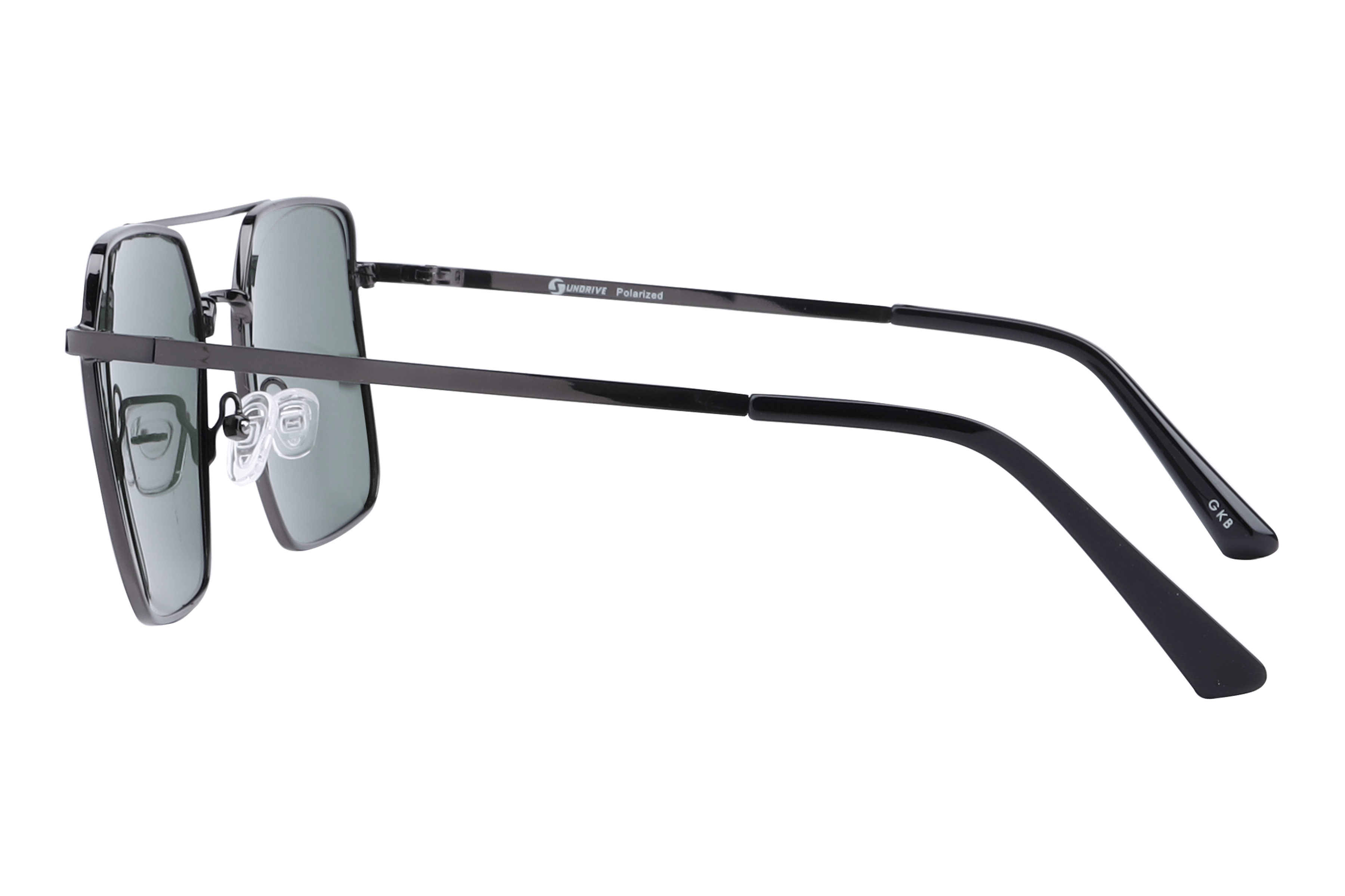 Inspira VW264S Sunglass Gun Metal Male Full Metal Sunglass — Gun Metal frame — view 3