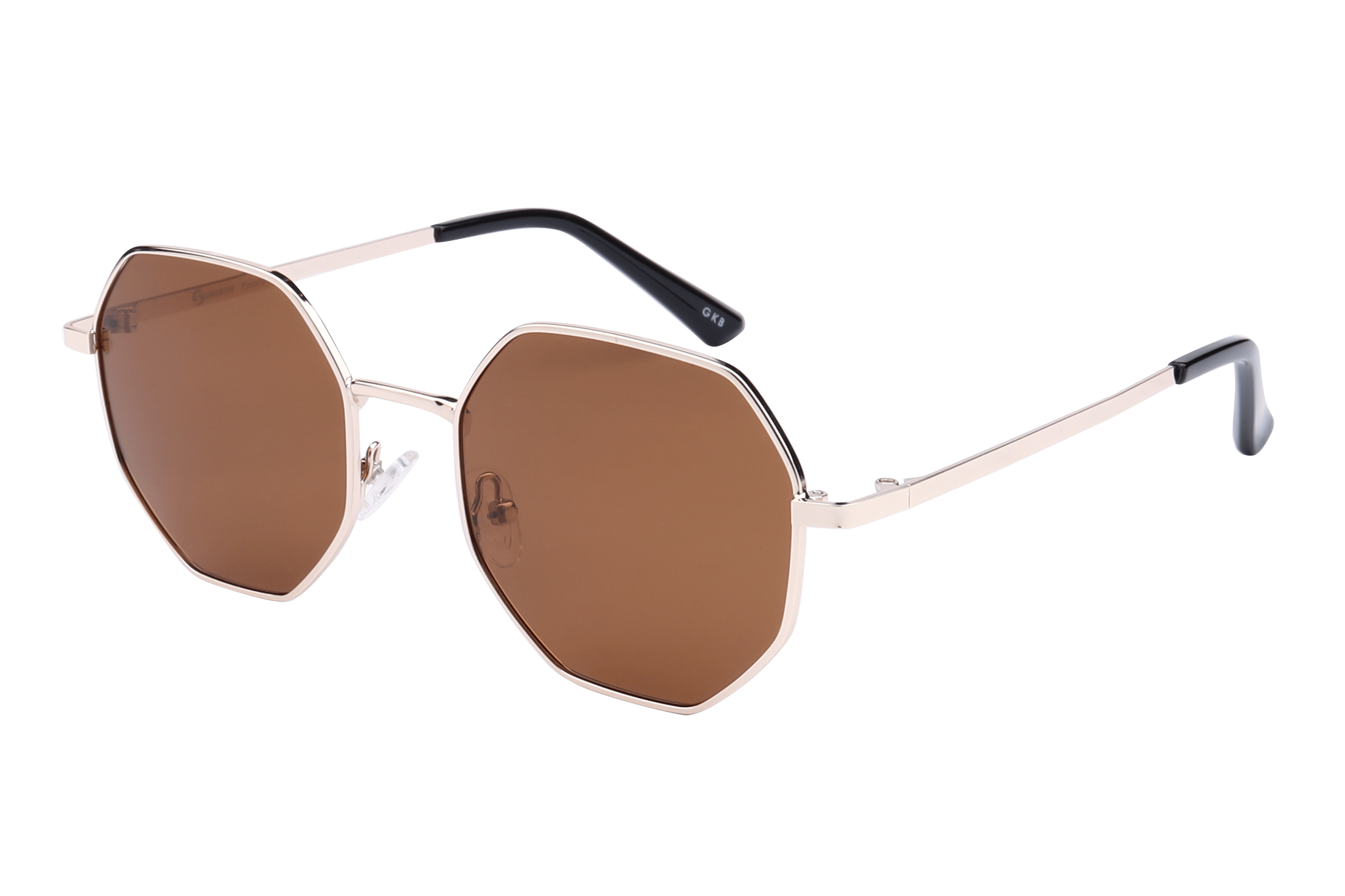 Inspira VW259S Sunglass Gold Unisex Full Metal — Gold frame