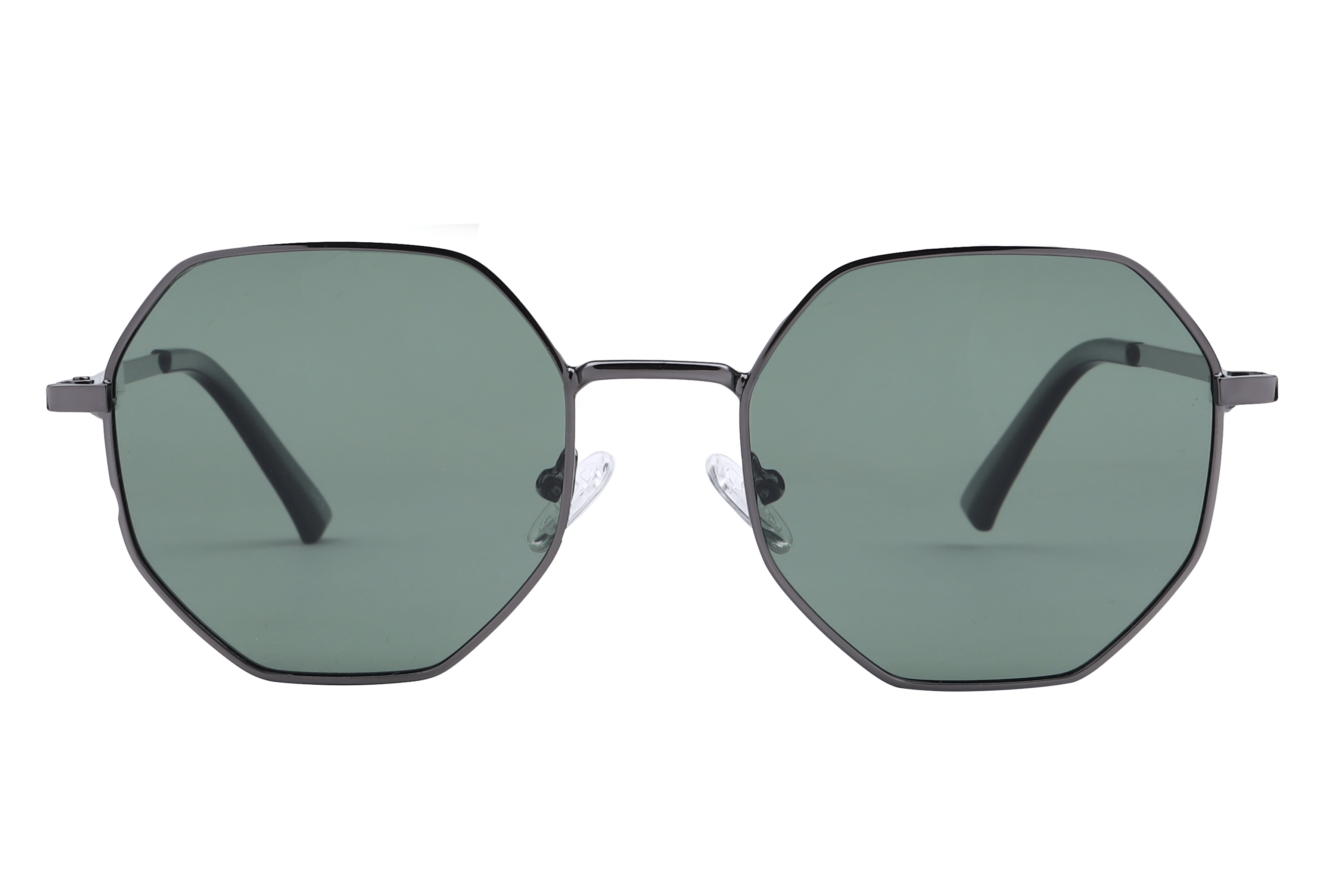 Inspira VW259S Sunglass Gun Metal Unisex Full Metal — Gold frame