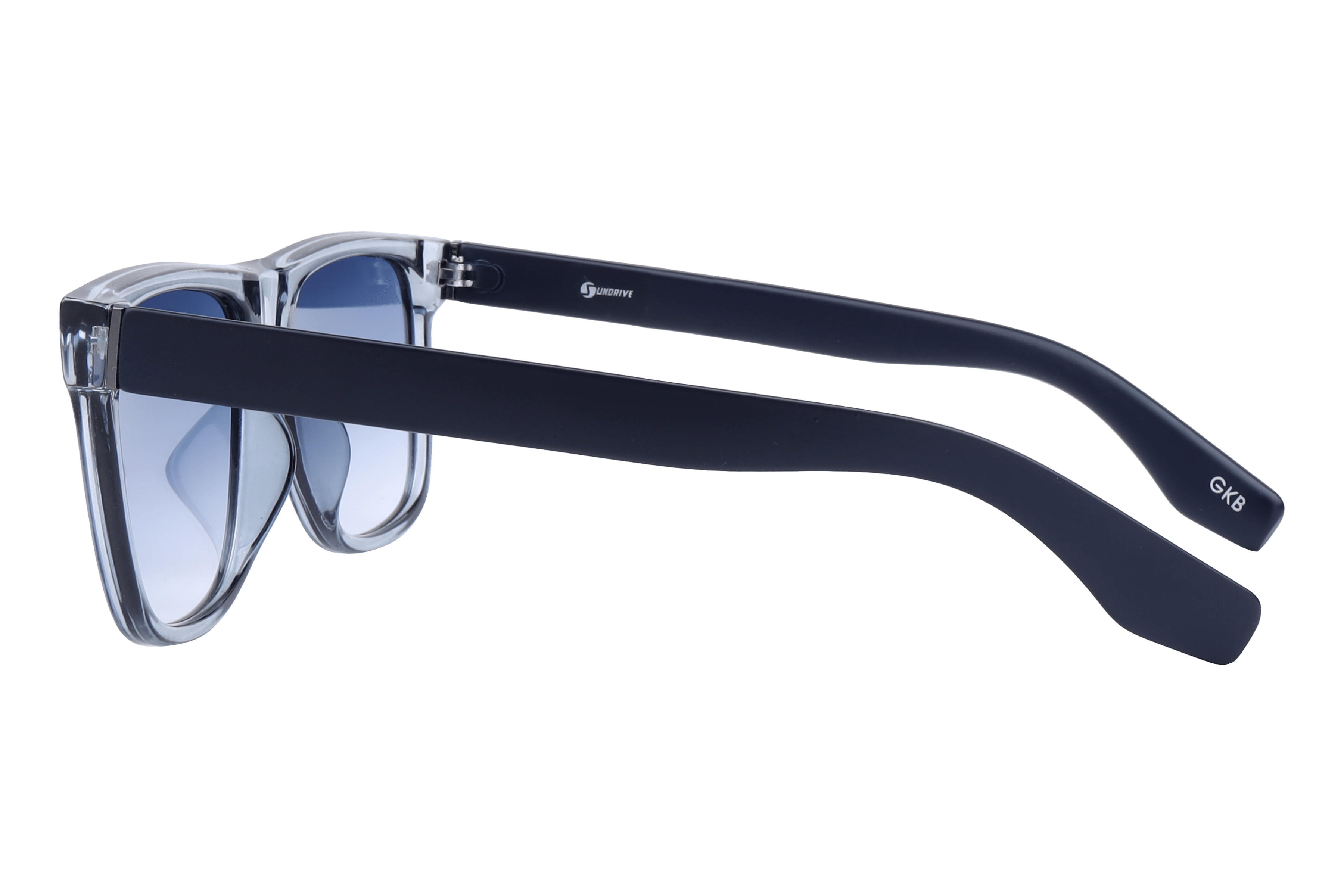 Inspira SD 1225 Sunglass Transparent Blue Male Full Shell Sunglass — view 3