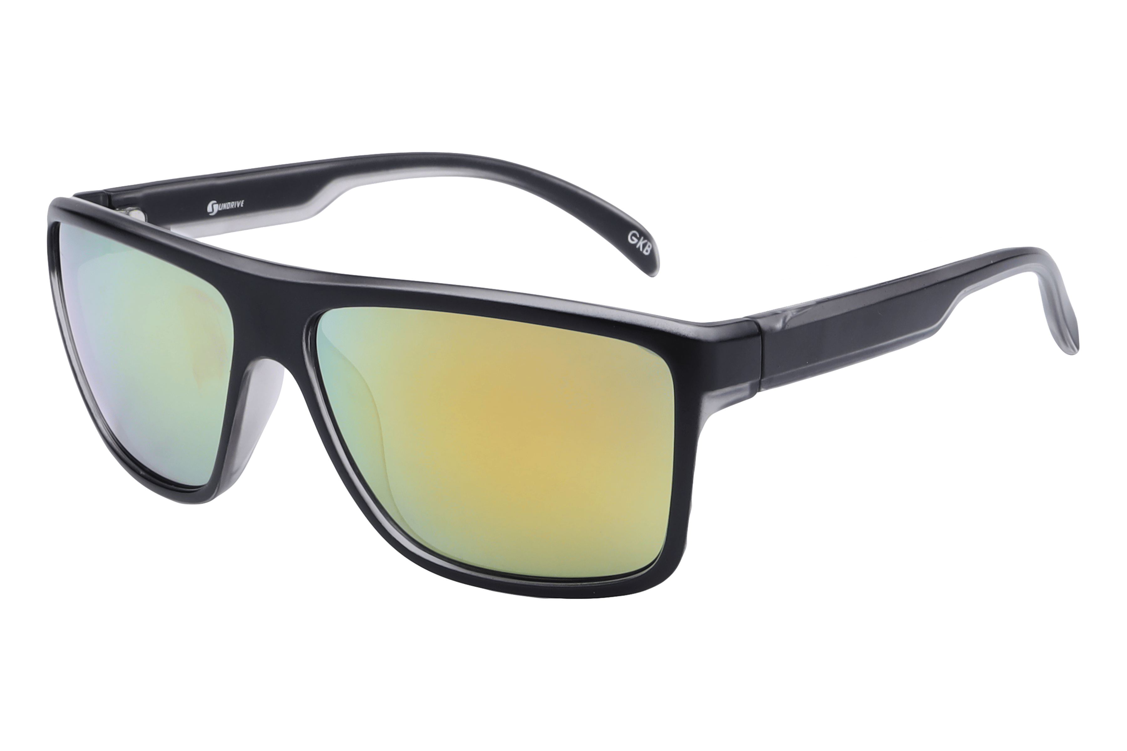 Inspira SD 1229 Sunglass Matt Black Male Full Shell — Matt Black frame