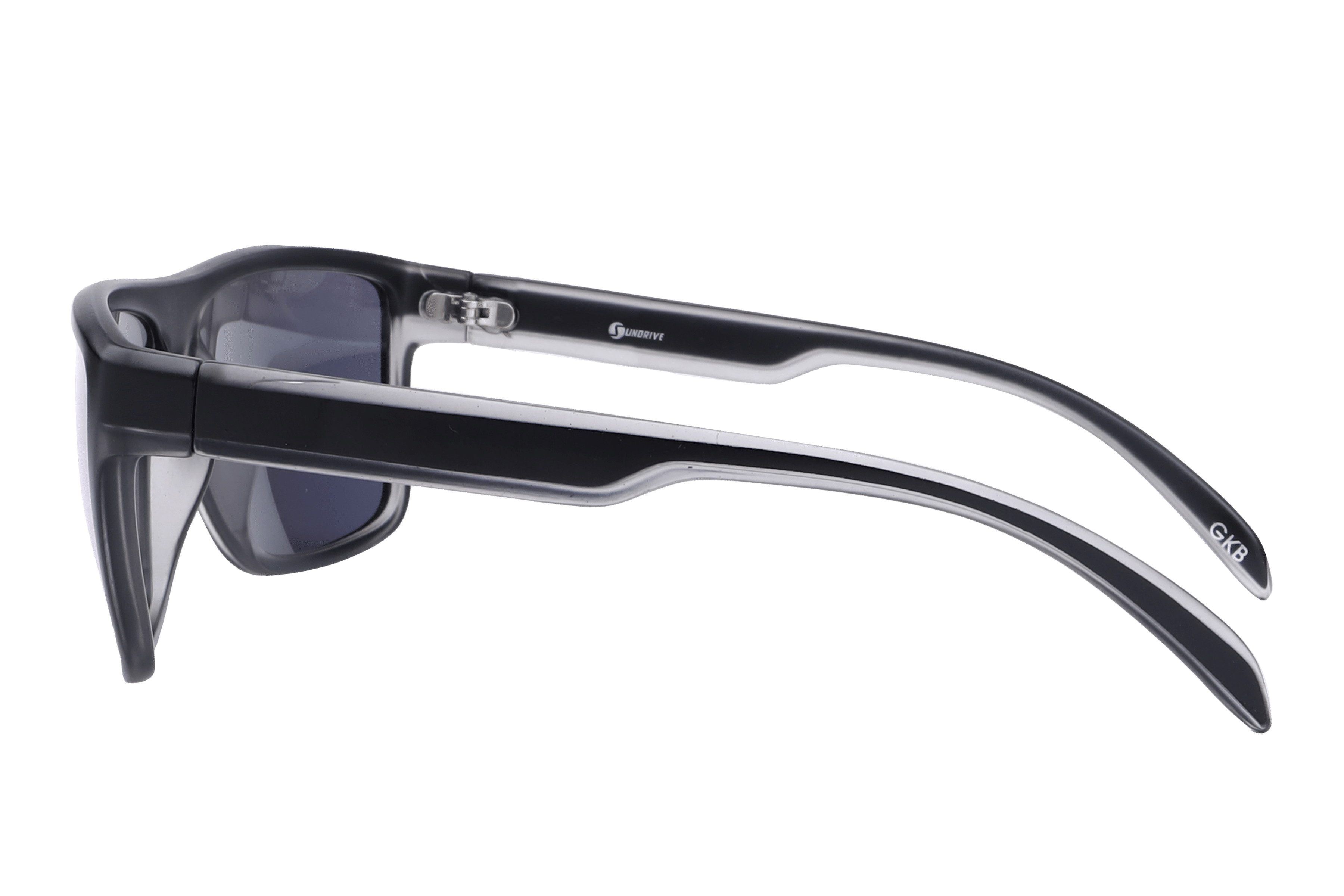 Inspira SD 1229 Sunglass Matt Black Male Full Shell Sunglass — Matt Black frame — view 3