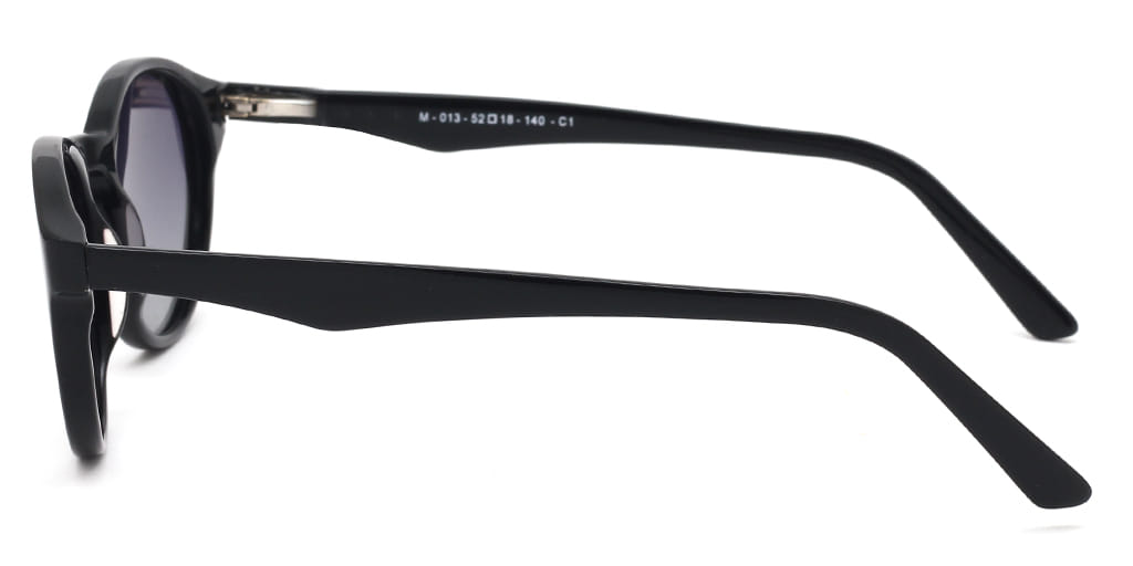 Inspira M-013 Sunglass Black Unisex Full Shell Sunglass — Black frame — view 4