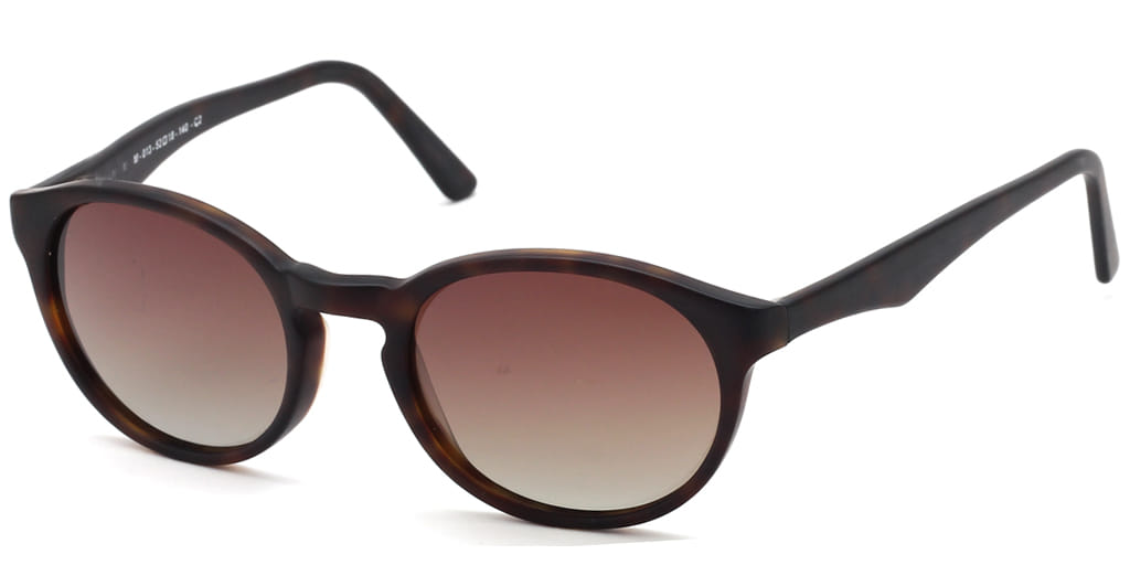 Inspira M-013 Sunglass Tortoise Unisex Full Shell Sunglass — Tortoise frame — view 2
