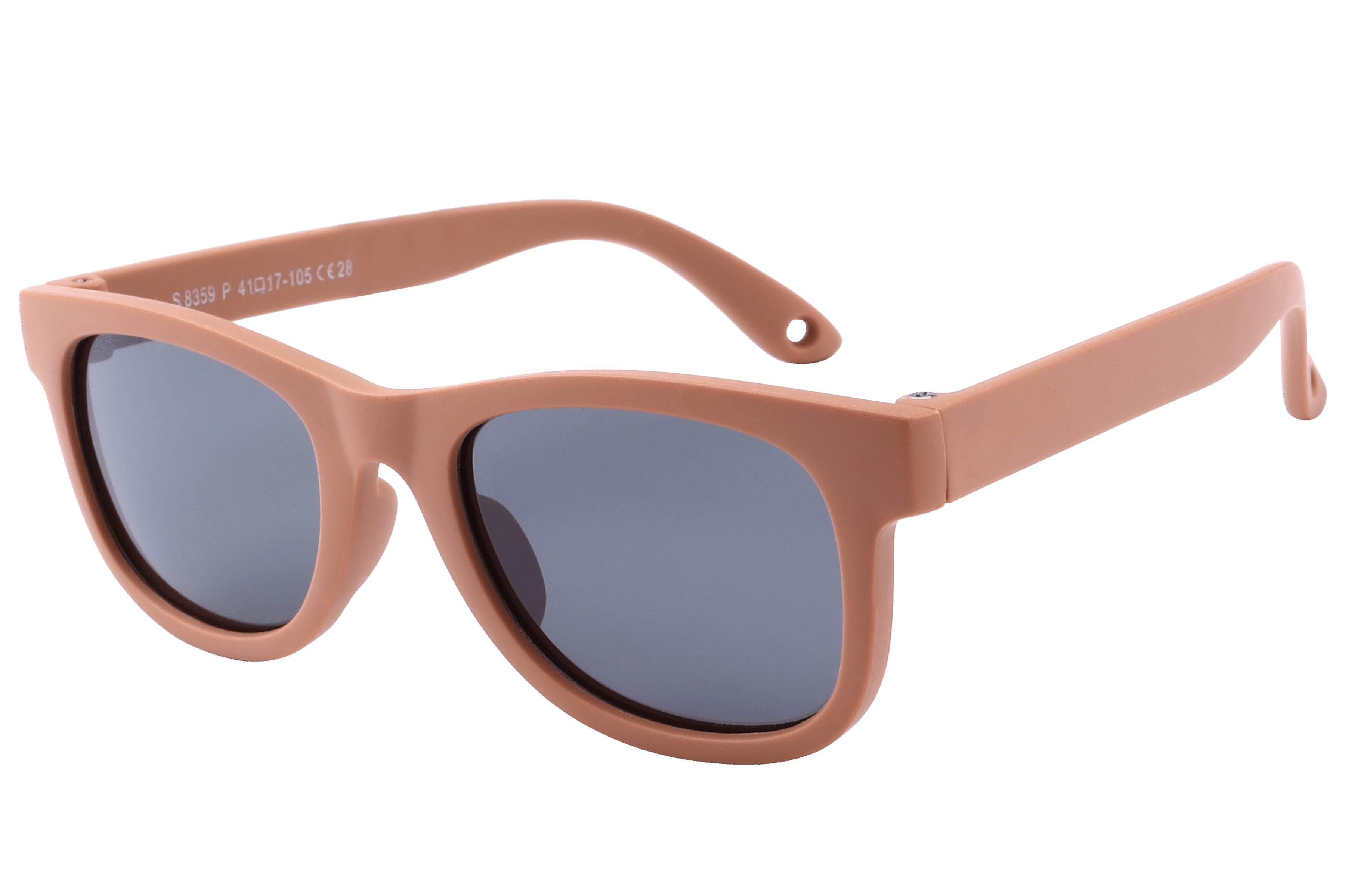 Champ S8359P Sunglass Brown Kids Full Shell — Brown frame