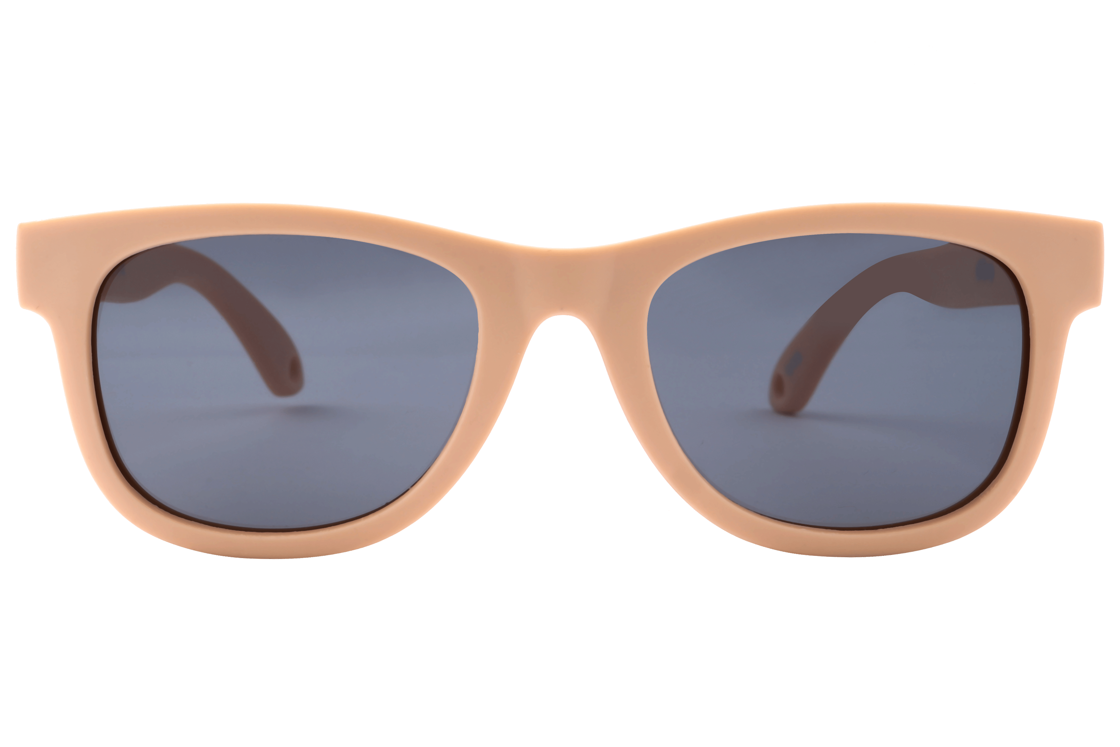 Champ S8359P Sunglass Beige Kids Full Shell Sunglass — Beige frame — view 2