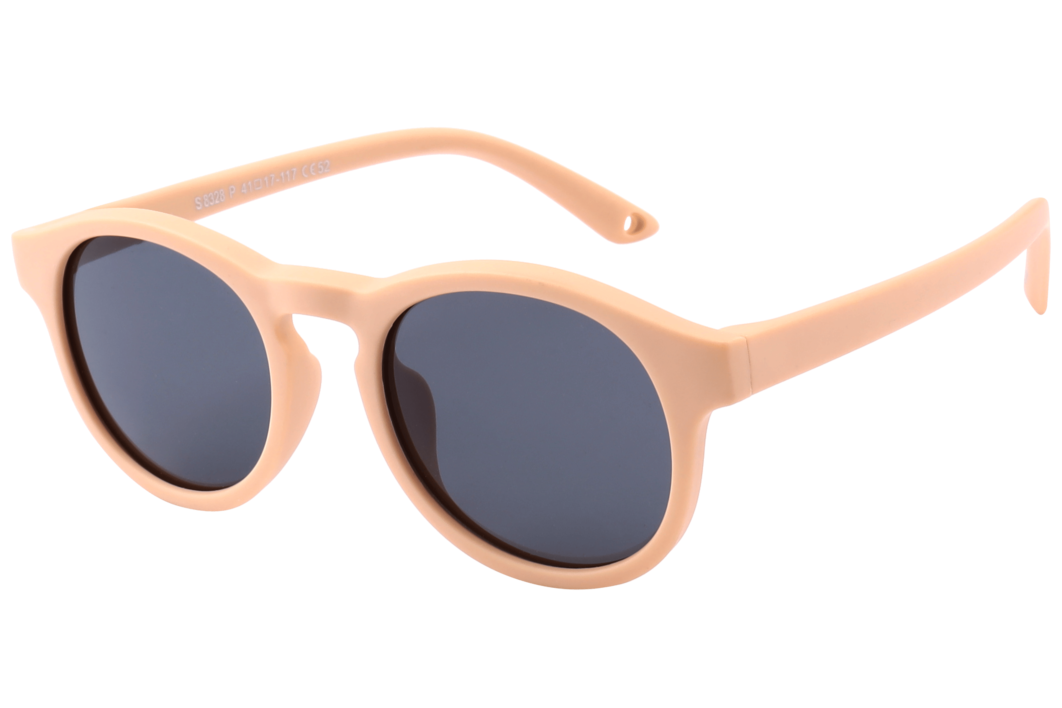 Champ S8328P Sunglass Beige Kids Full Shell — Green frame