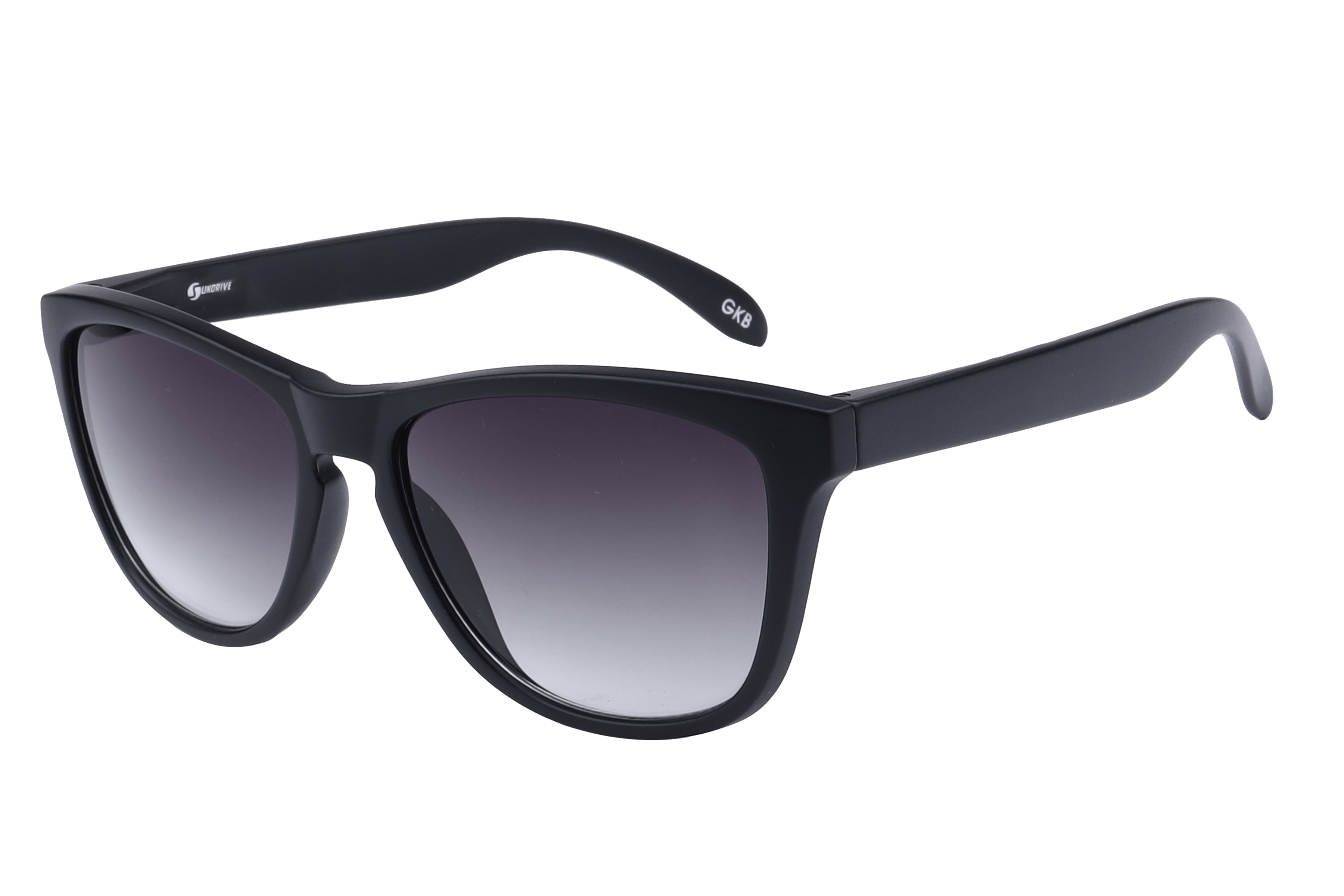 Inspira SD 1219 Sunglass Matt Black Unisex Full Shell — Matt Black frame
