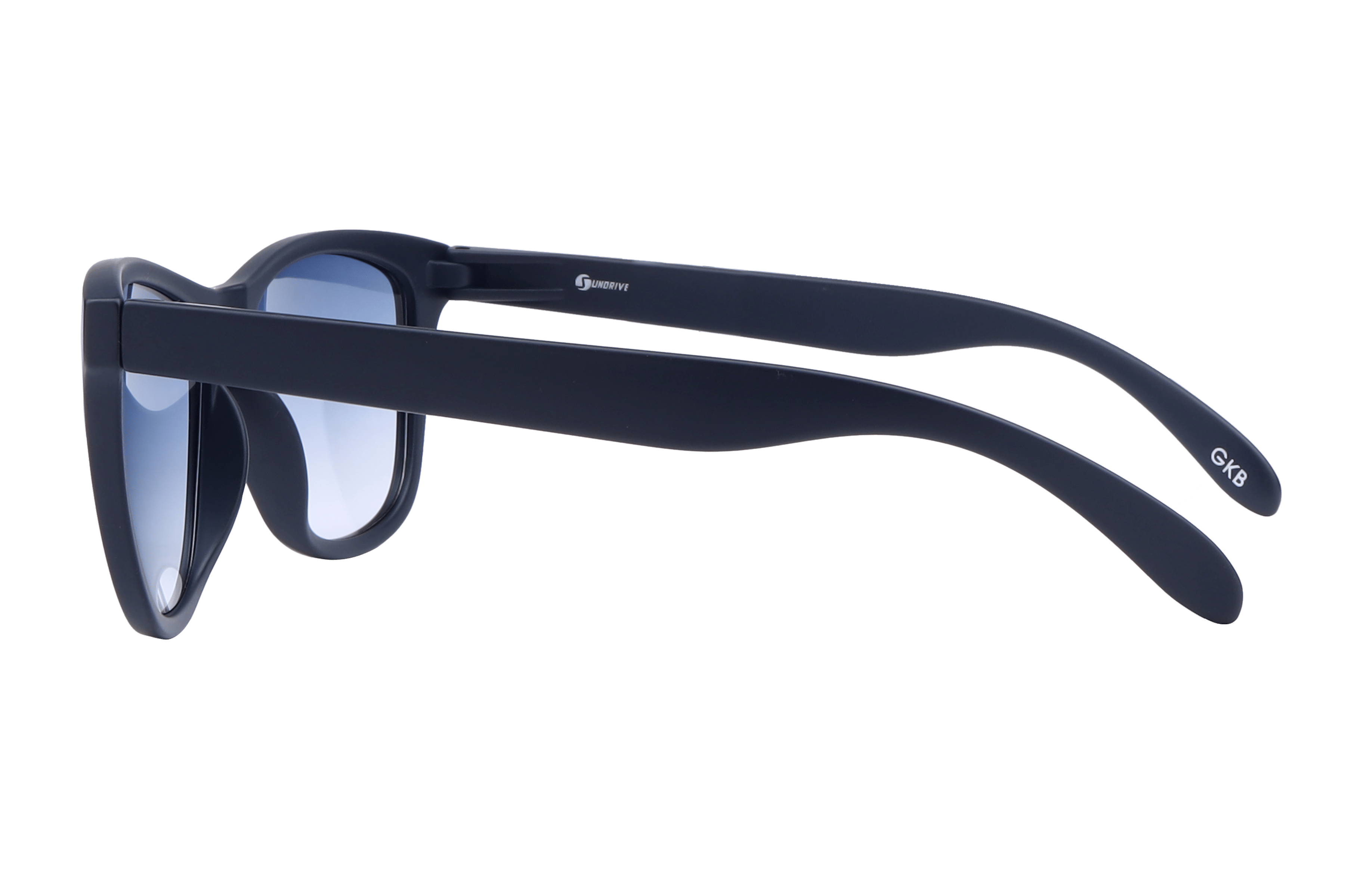 Inspira SD 1219 Sunglass Blue Unisex Full Shell Sunglass — Blue frame — view 3