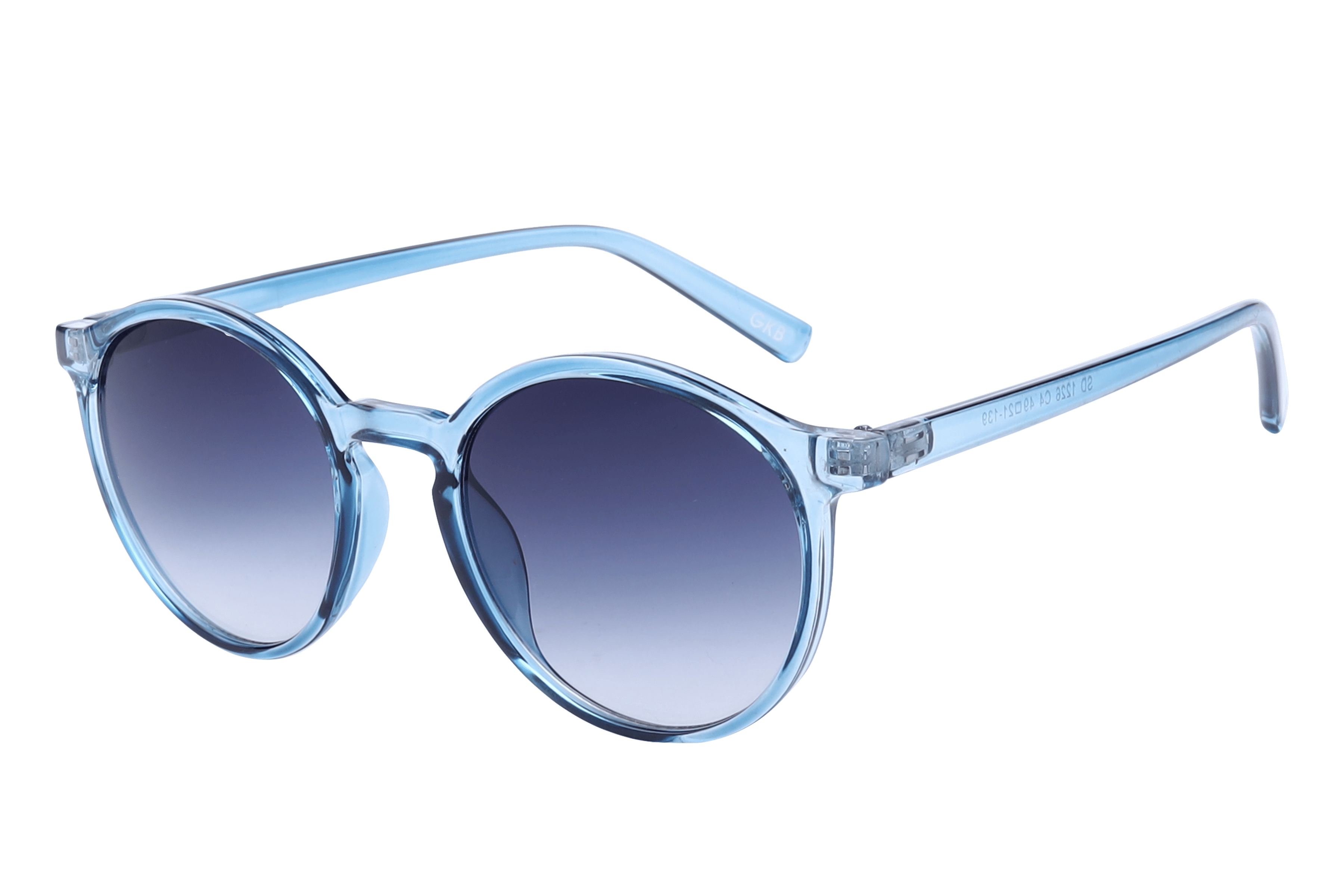 Inspira SD 1226 Sunglass Transparent Blue Unisex Full Shell — Transparent Blue frame