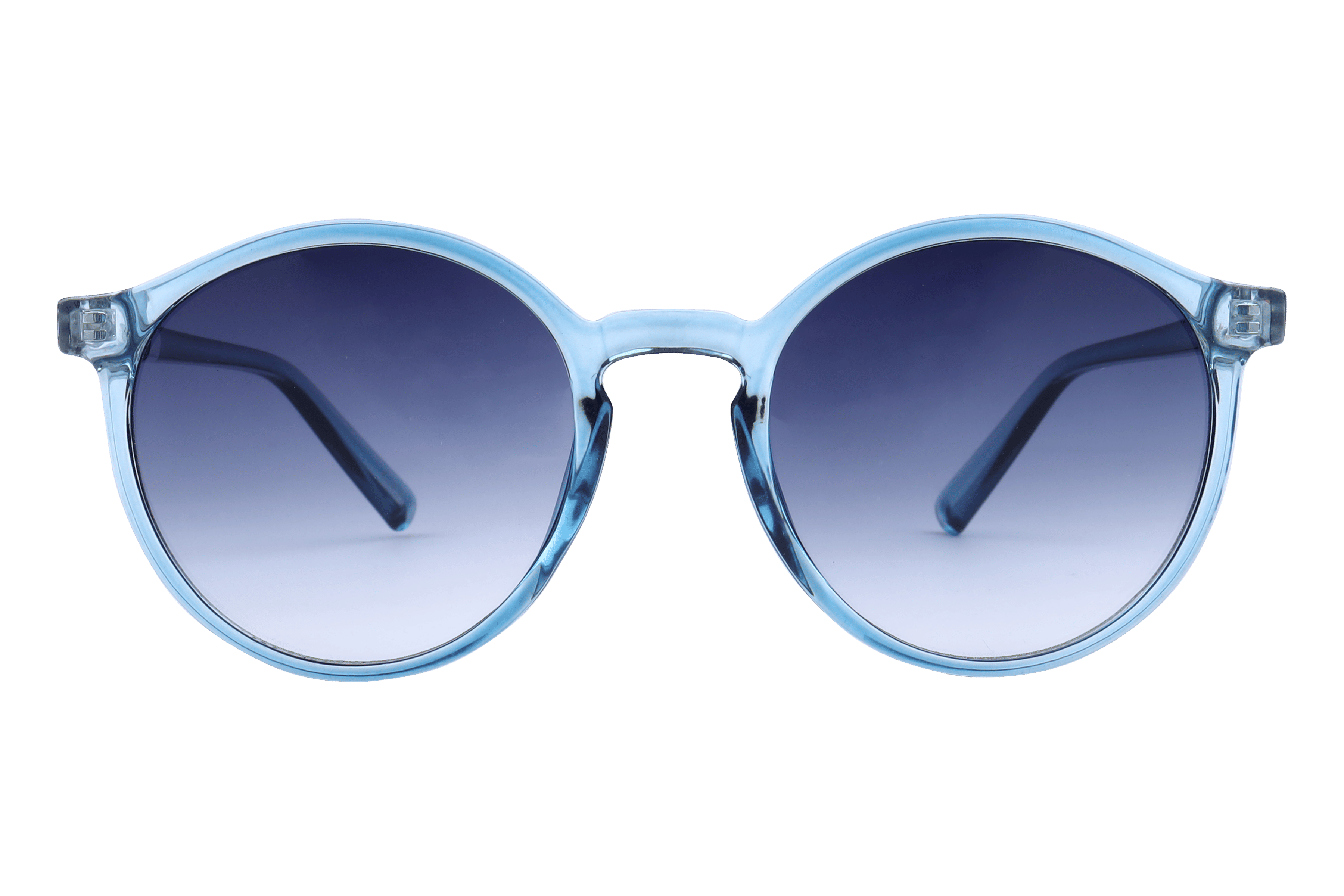 Inspira SD 1226 Sunglass Transparent Blue Unisex Full Shell Sunglass — Transparent Blue frame — view 2