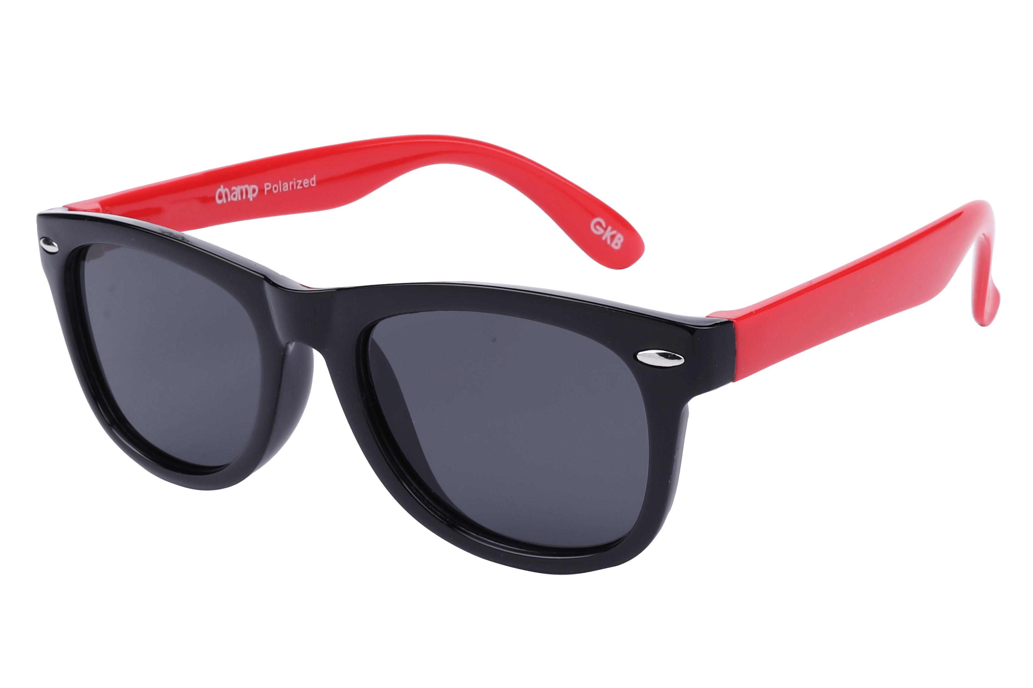 Champ S5007 Sunglass Black Kids Full Shell — Black frame