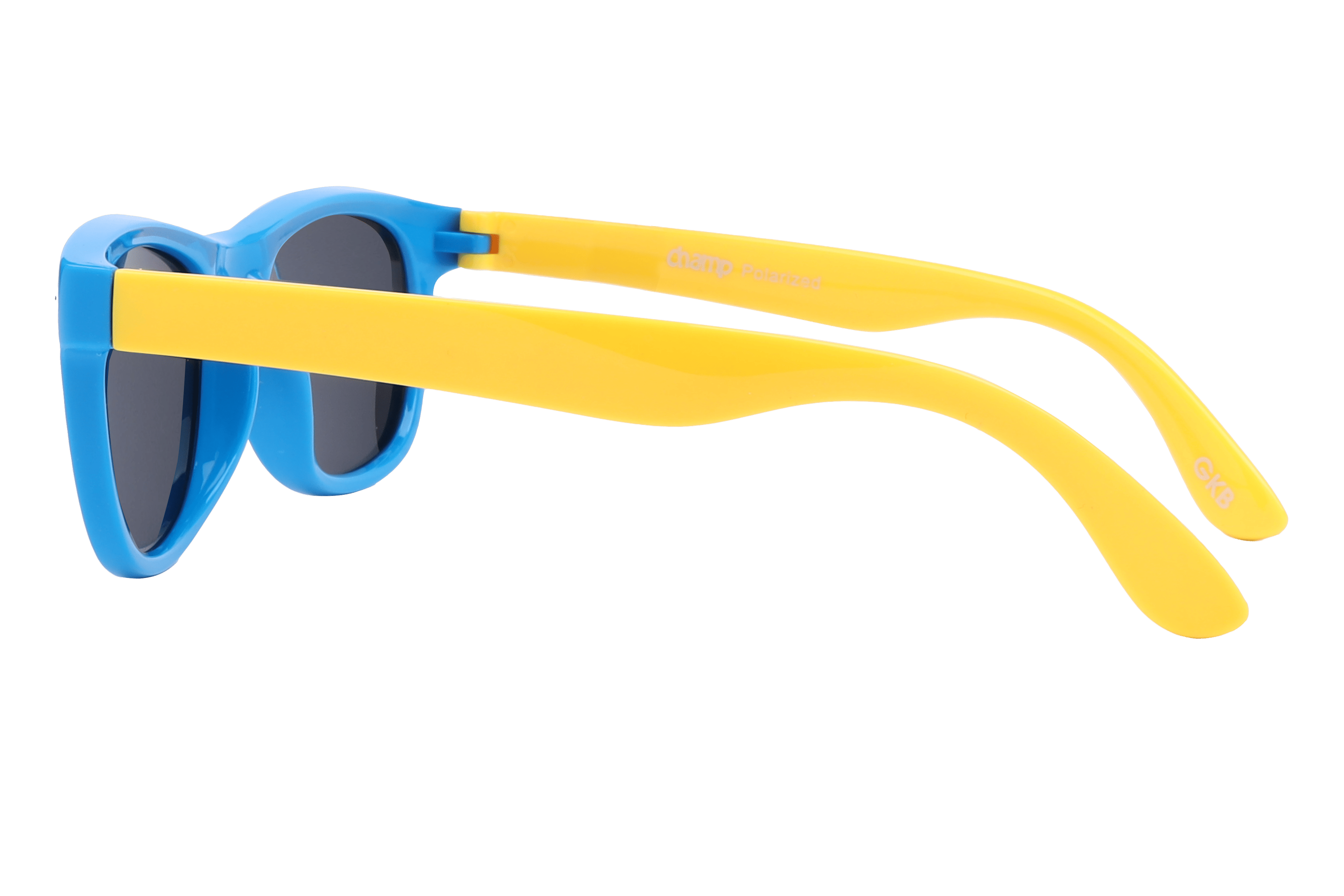 Champ S5007 Sunglass Blue Kids Full Shell Sunglass — Blue frame — view 3