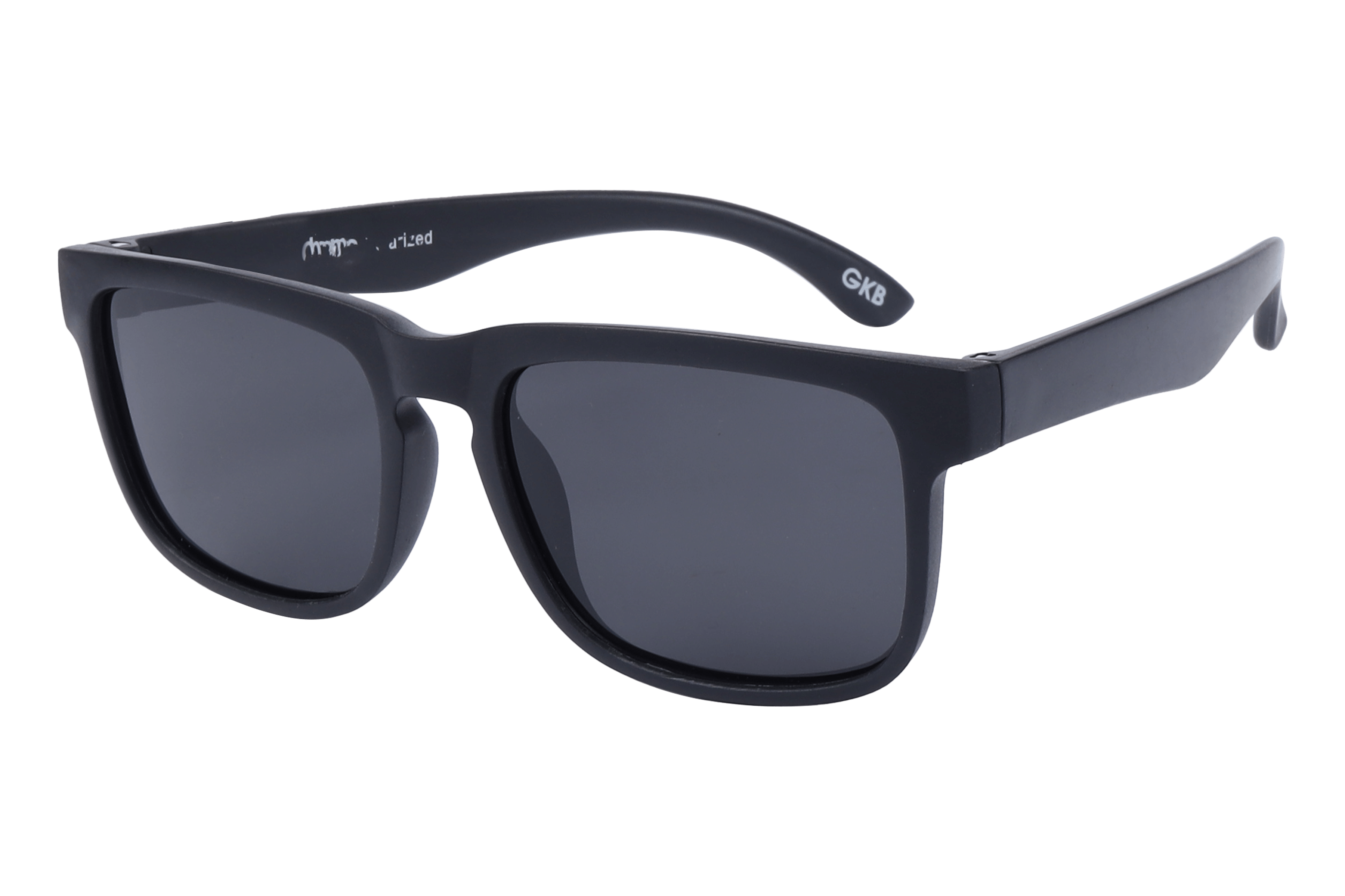 Champ S5012 Sunglass Matt Black Kids Full Shell — Matt Red frame