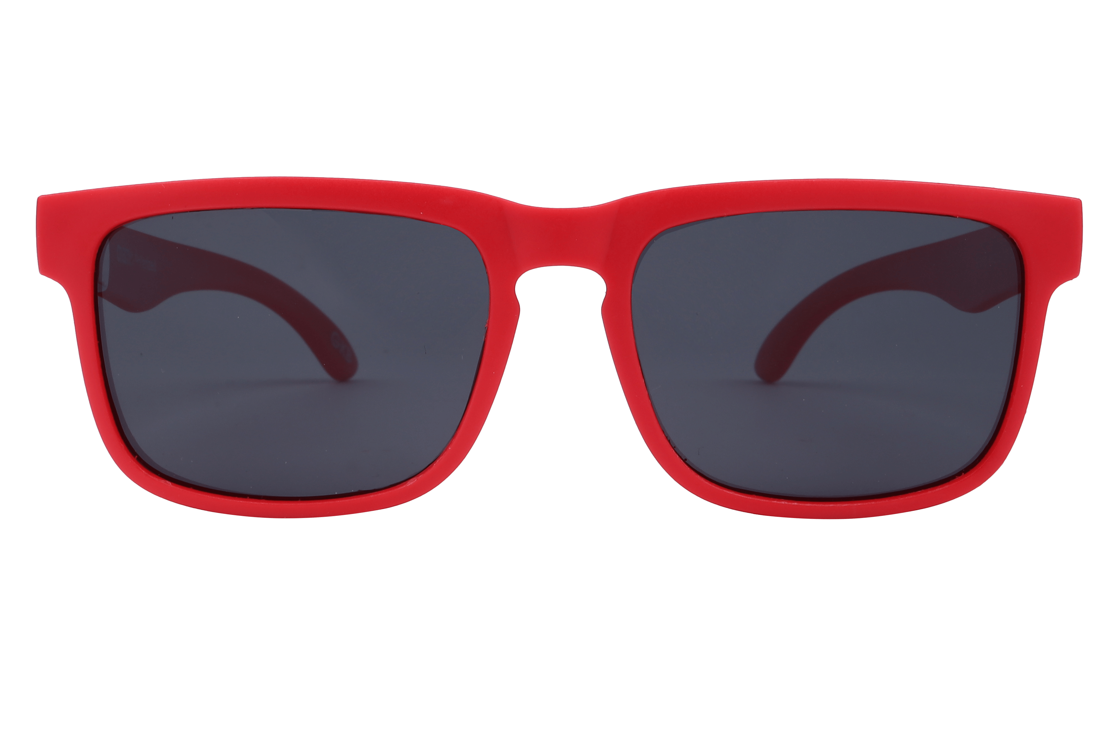Champ S5012 Sunglass Matt Red Kids Full Shell Sunglass — Matt Red frame — view 2
