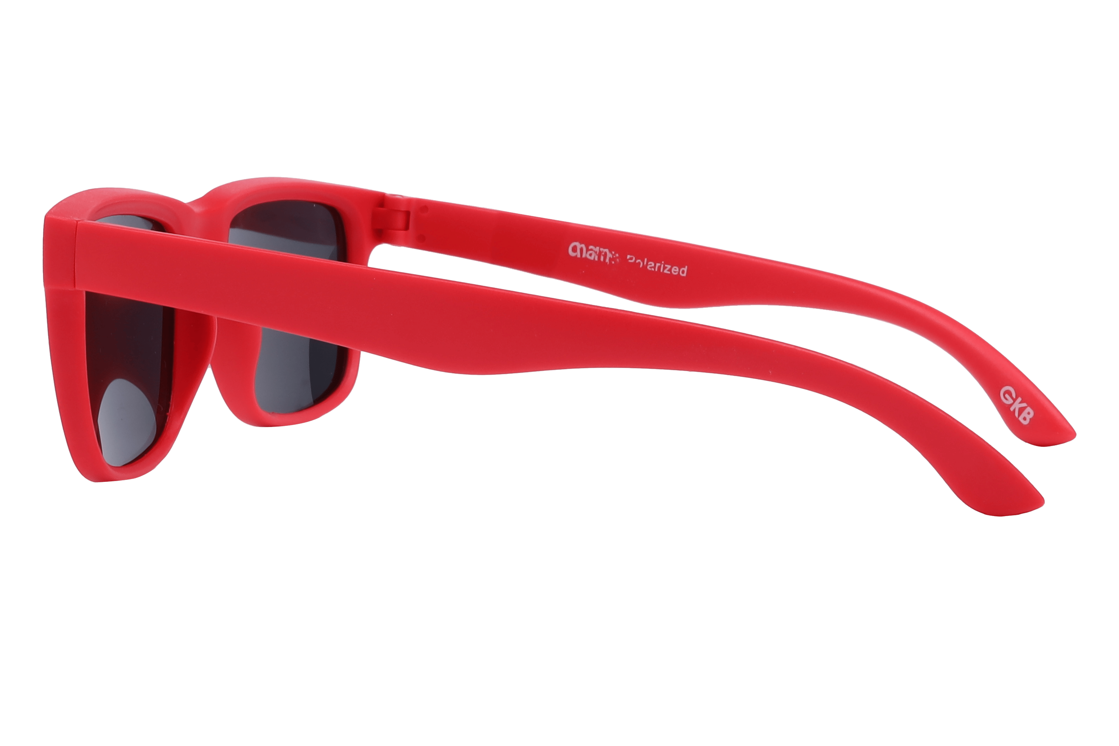 Champ S5012 Sunglass Matt Red Kids Full Shell Sunglass — Matt Red frame — view 3