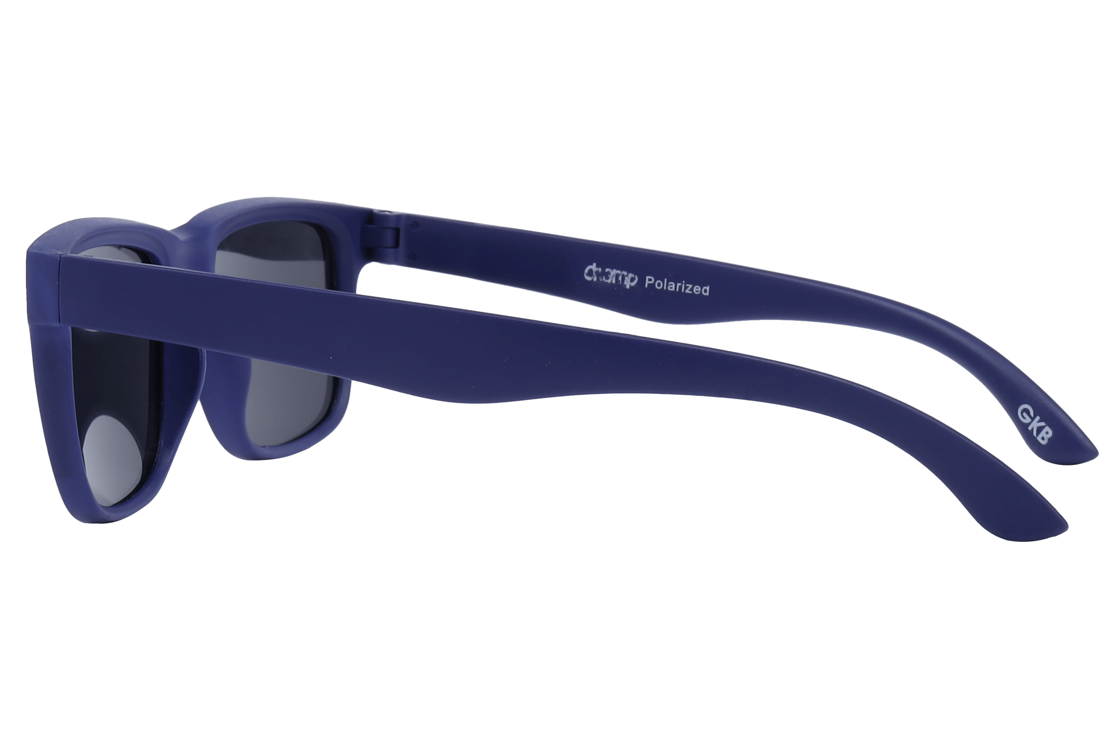 Champ S5012 Sunglass Matt Blue Kids Full Shell Sunglass — Matt Blue frame — view 3