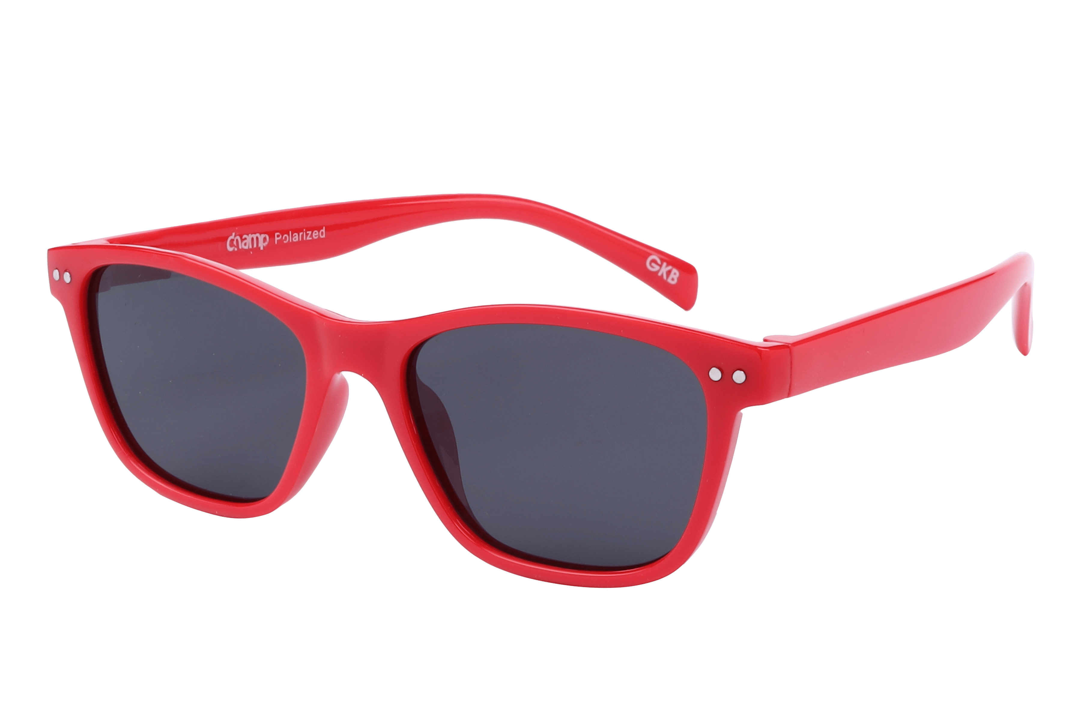 Champ S5013P Sunglass Red Kids Full Shell — Red frame