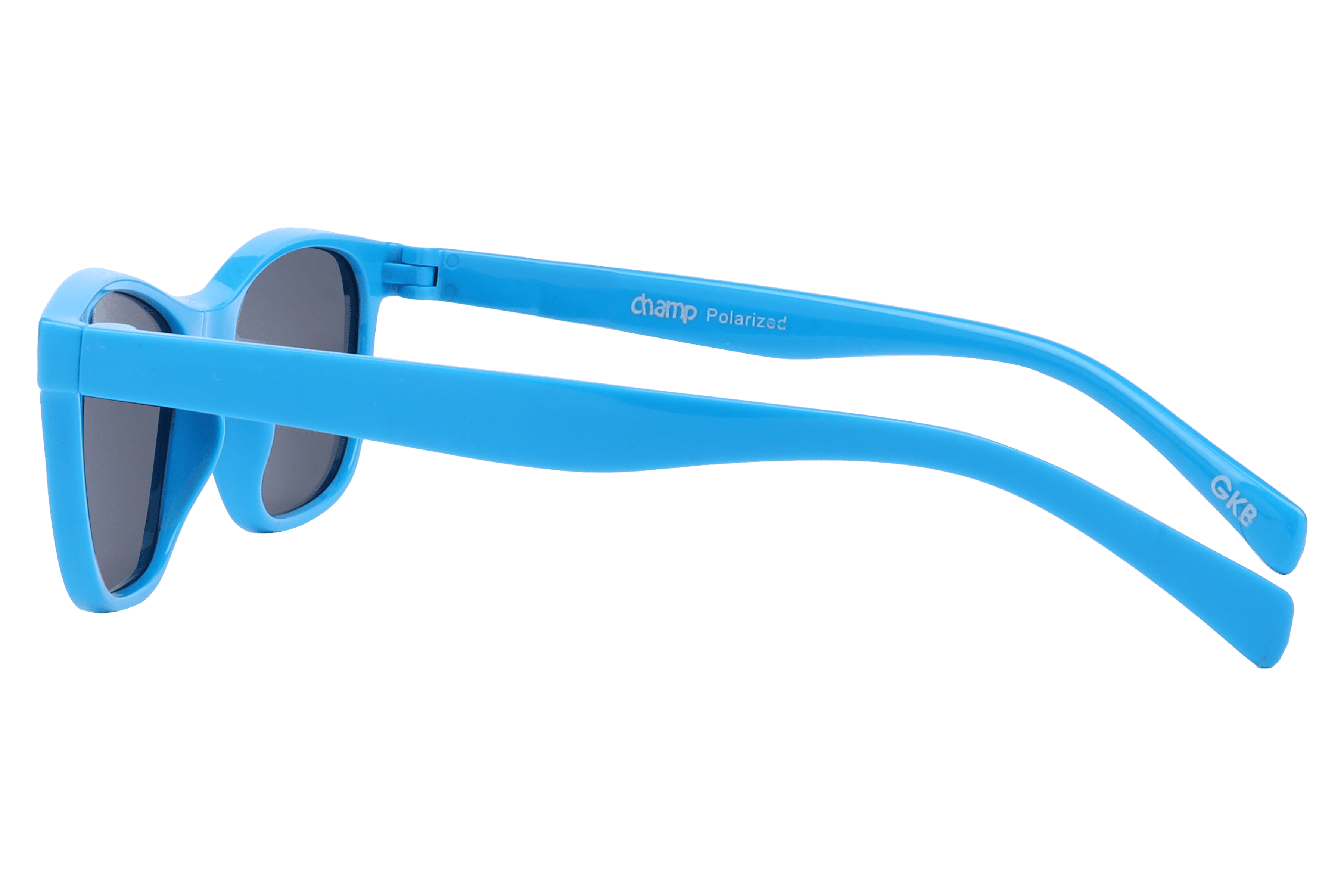 Champ S5013P Sunglass Blue Kids Full Shell Sunglass — Blue frame — view 3