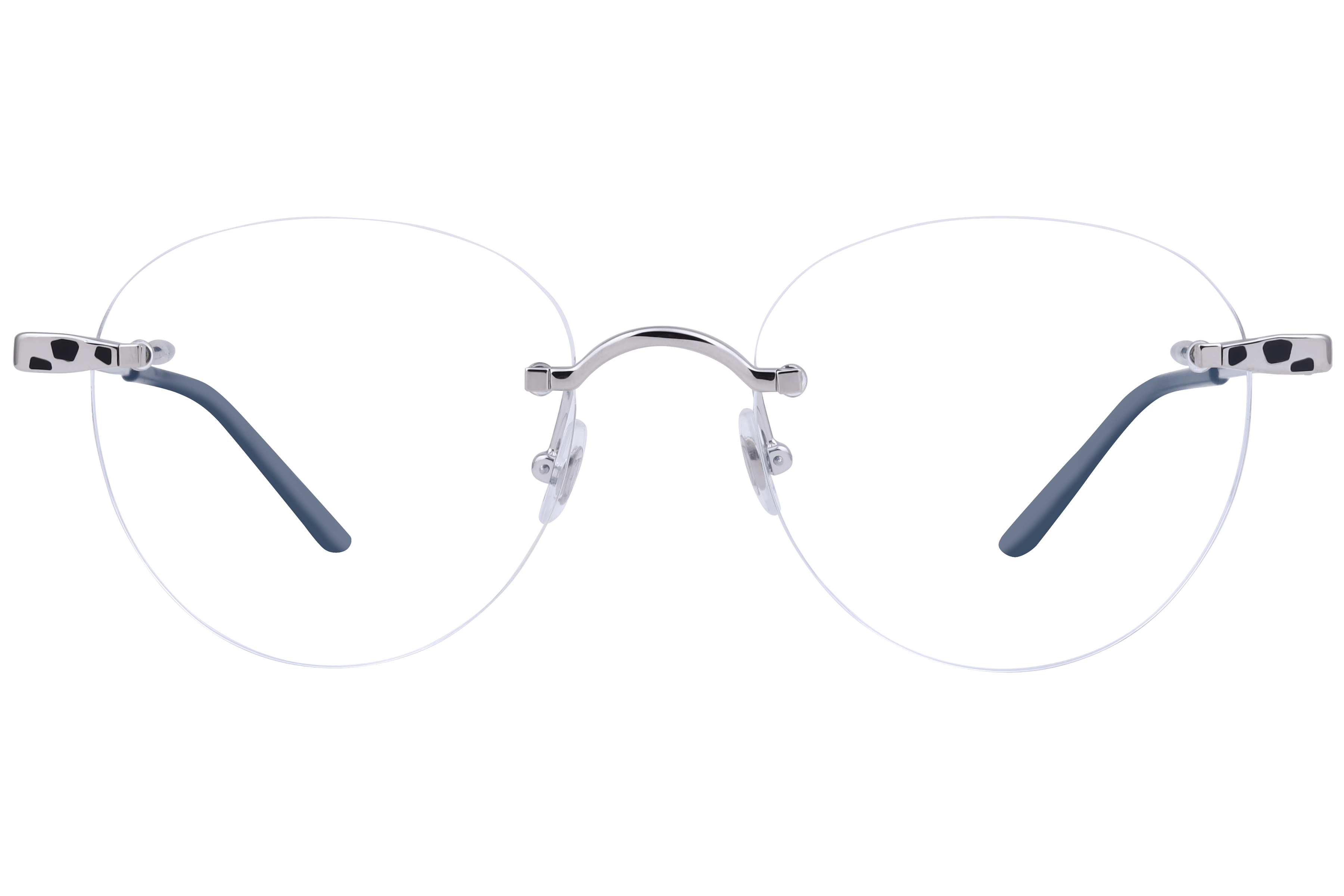 Cartier CT0309O Frame Silver Female RimLess Metal — Silver frame
