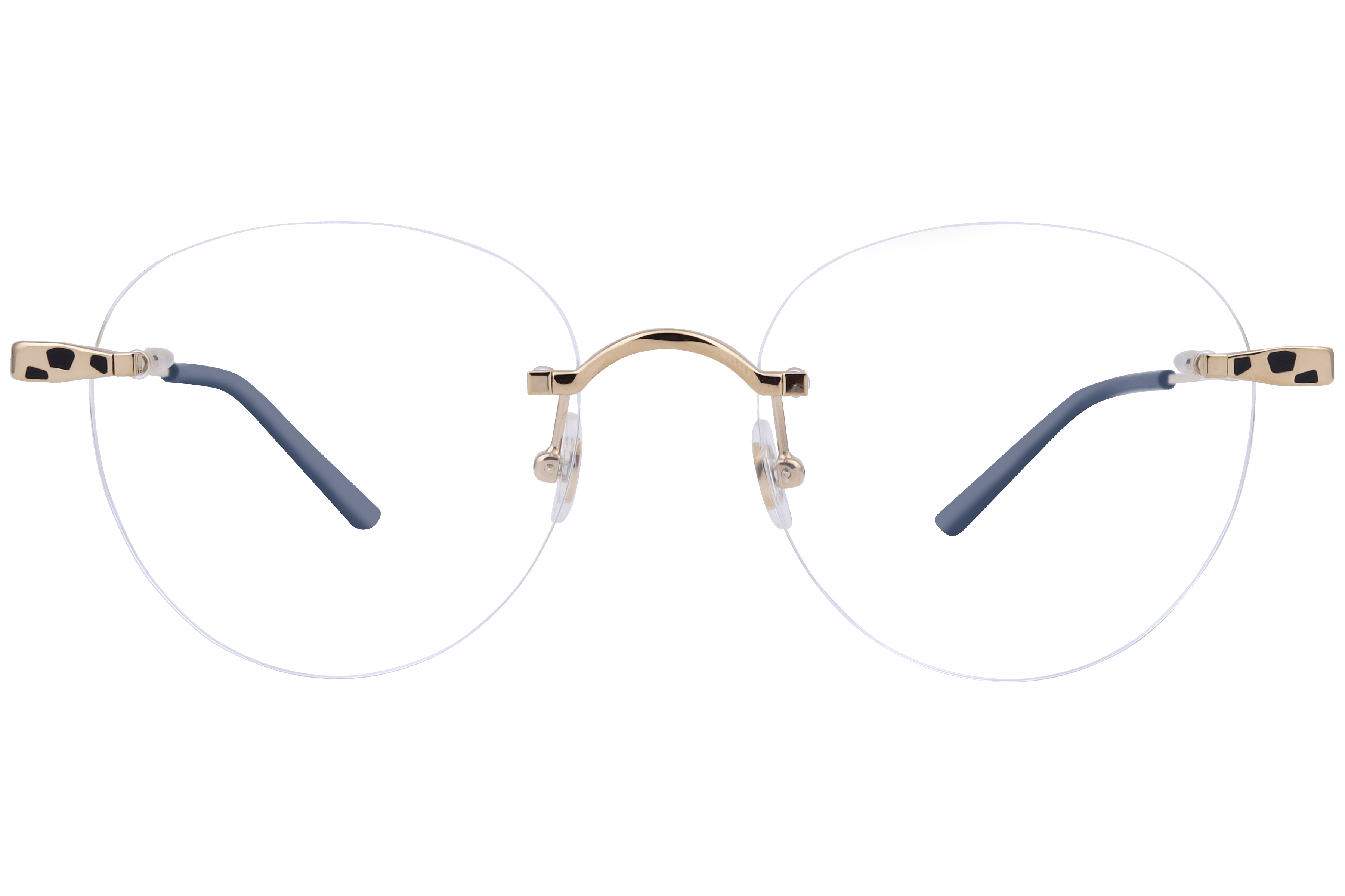 Cartier CT0309O Frame Gold Female RimLess Metal — Gold frame