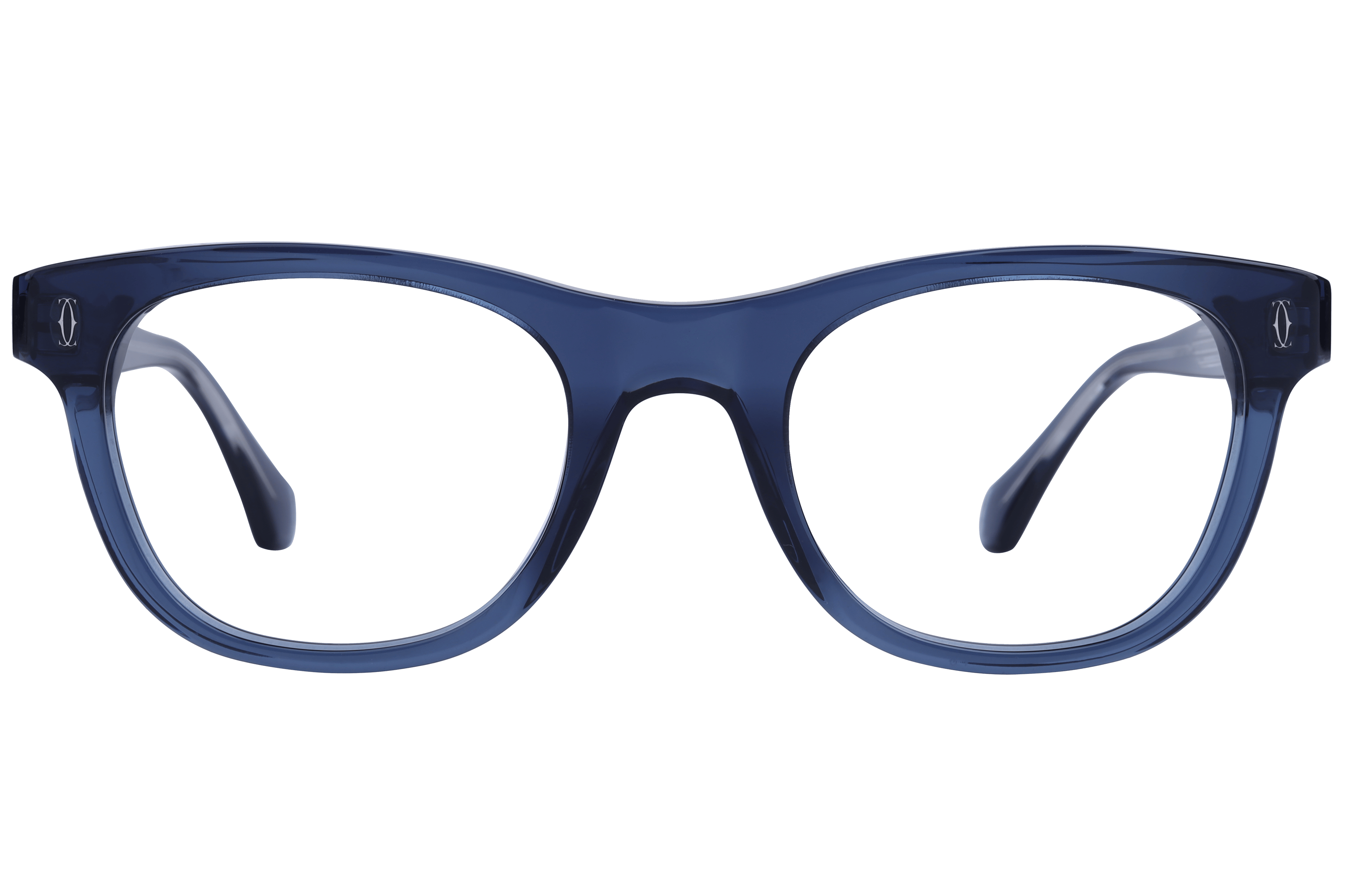Cartier CT0340O Frame Blue Male Full Shell — Blue frame