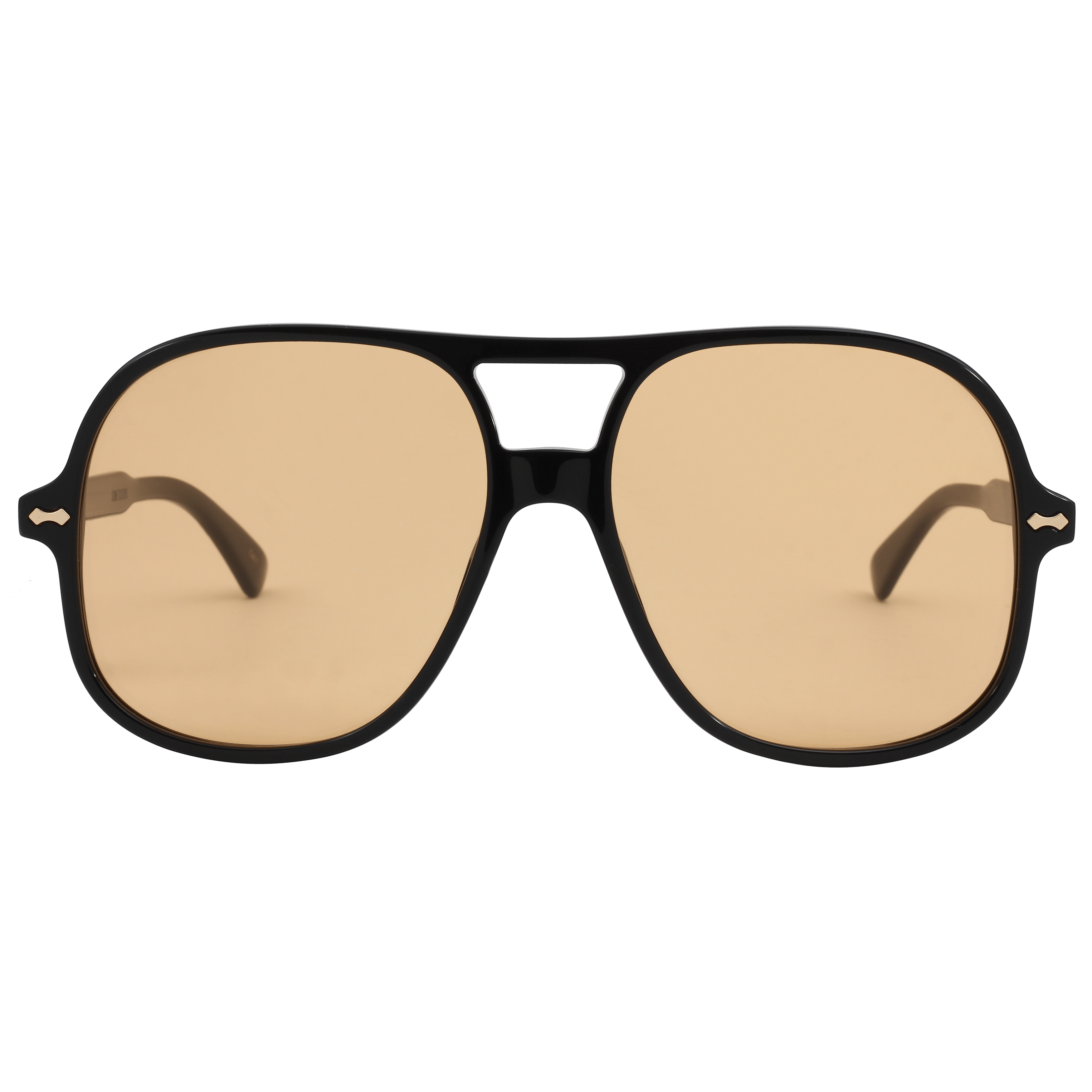 Gucci GG0706S Sunglass Black Male Full Shell Sunglass — Black frame — view 2
