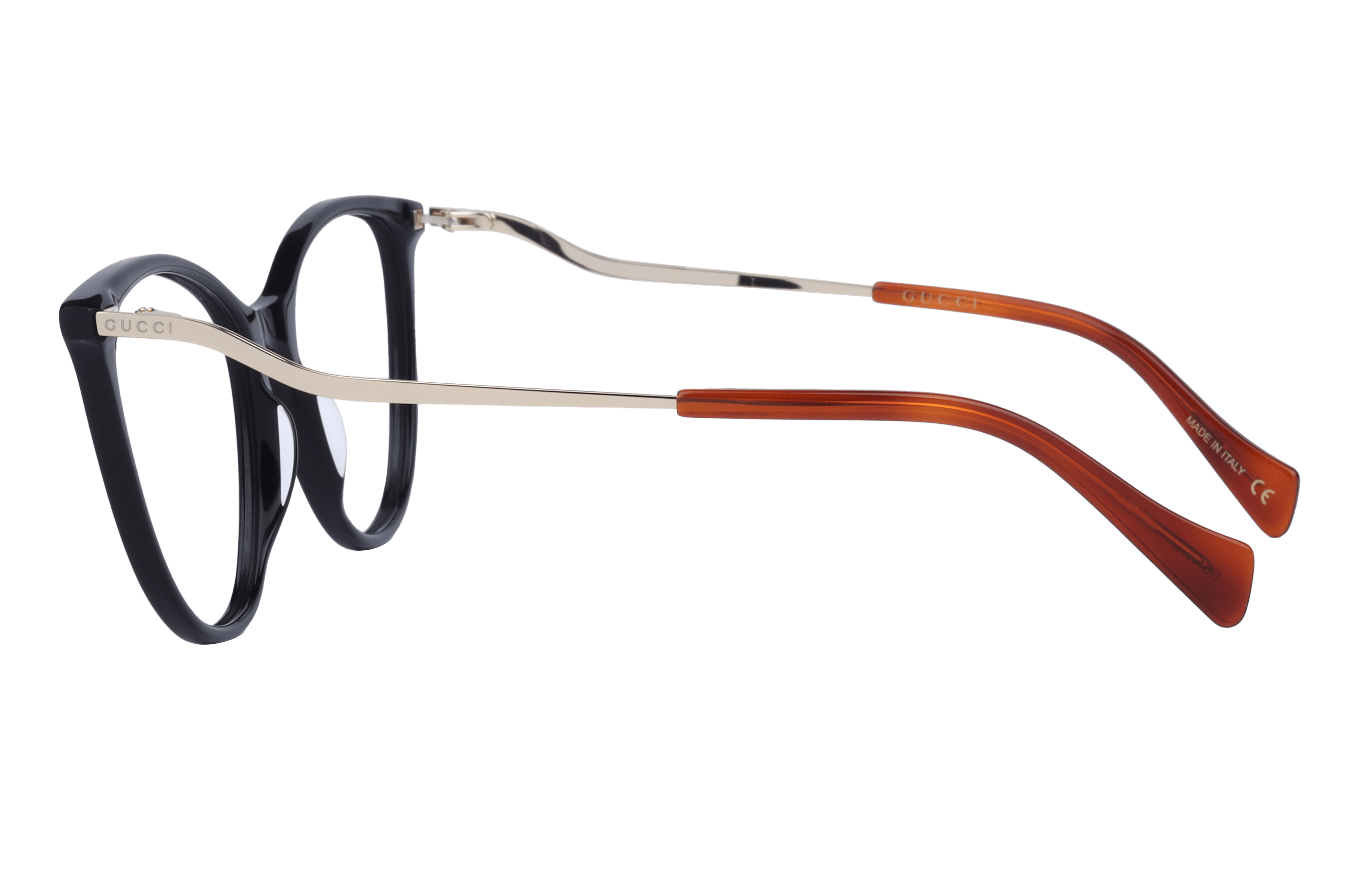 Gucci GG1007O Frame Black Female Full Metal Frame — Black frame — view 3