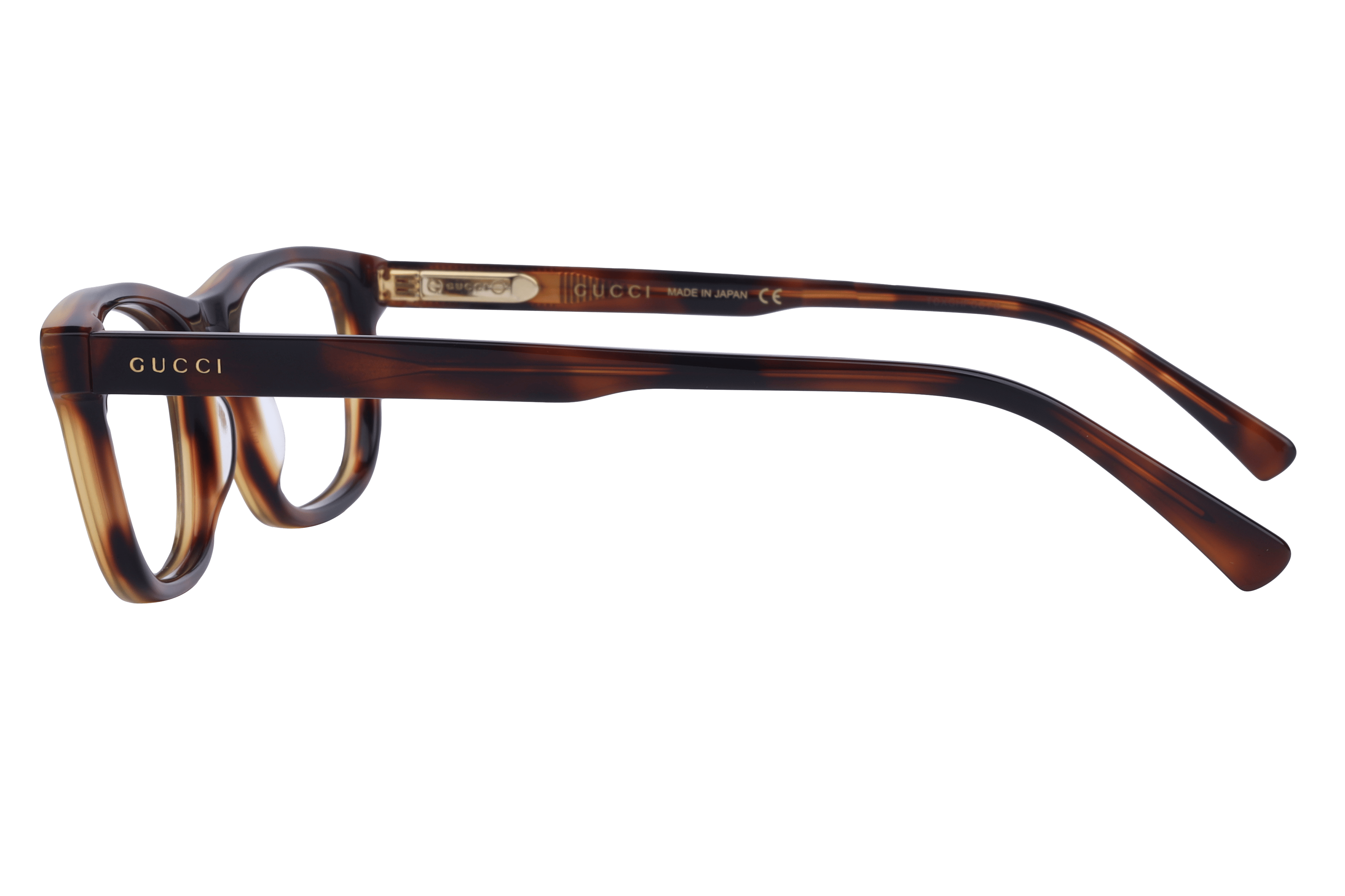 Gucci GG1046O Frame Brown Male Full Shell Frame — Brown frame — view 3