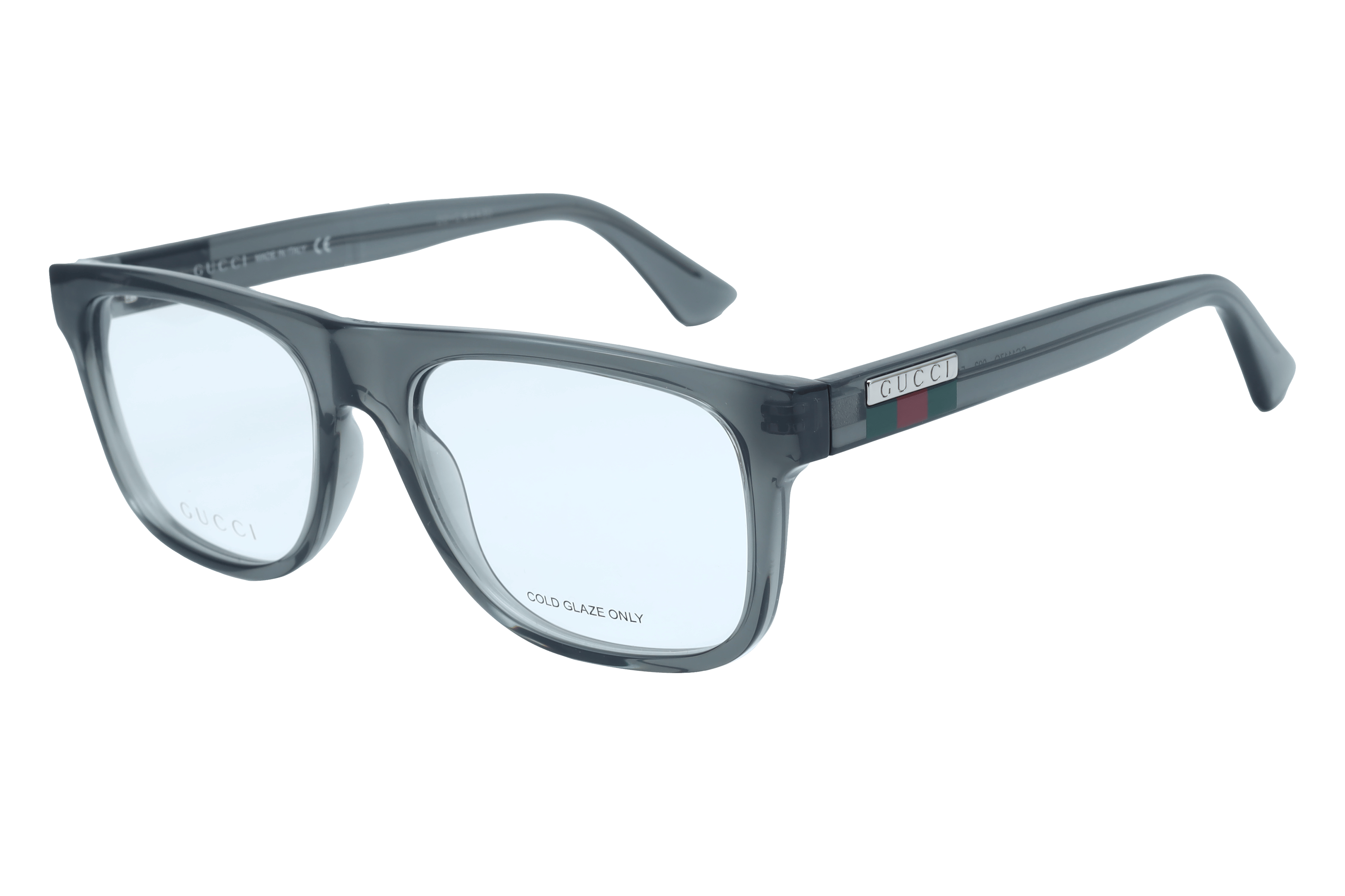 Gucci GG1117O Frame Transparent Grey Male Full Shell