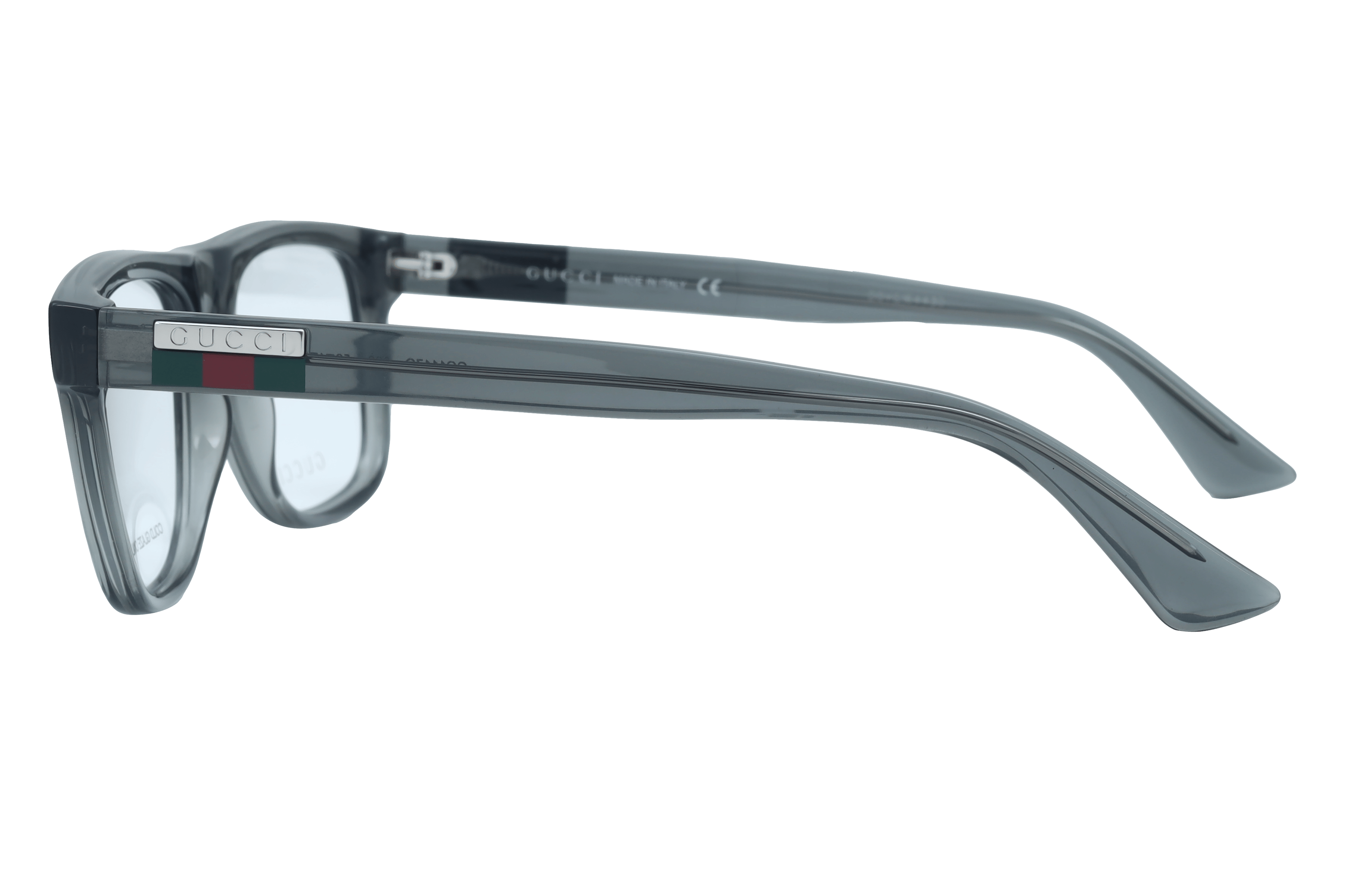 GUCCI GG1117O 3 Frame — Transparent Grey frame — view 3