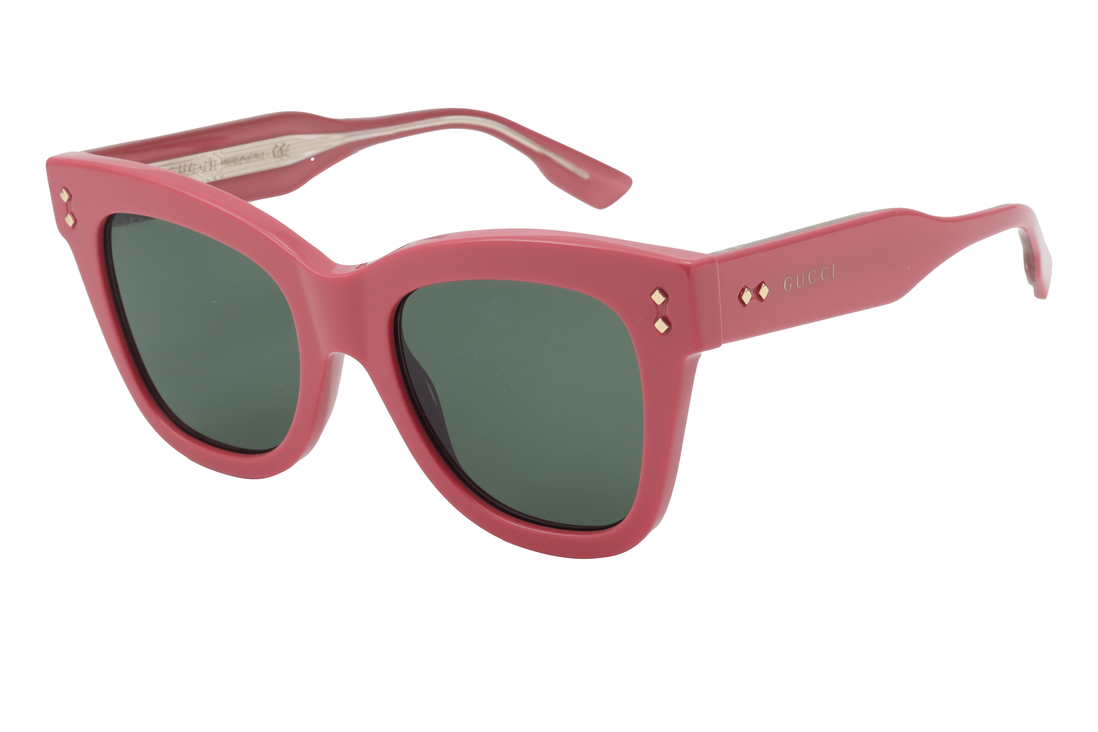 Gucci GG1082S Sunglass Pink Female Full Shell Sunglass — Pink frame — alternate view