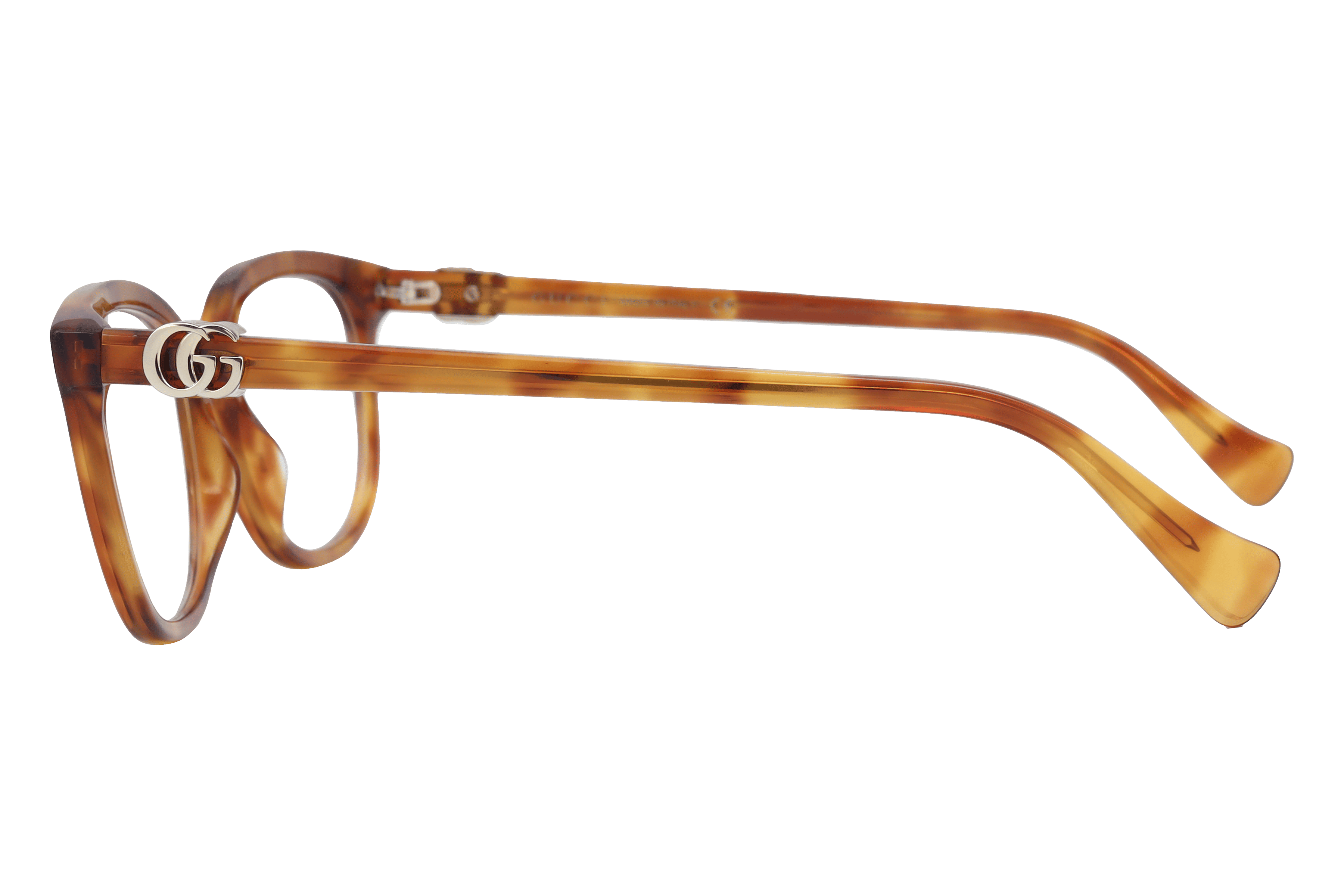Gucci GG1075O Frame Tortoise Female Full Shell Frame — Tortoise frame — view 3