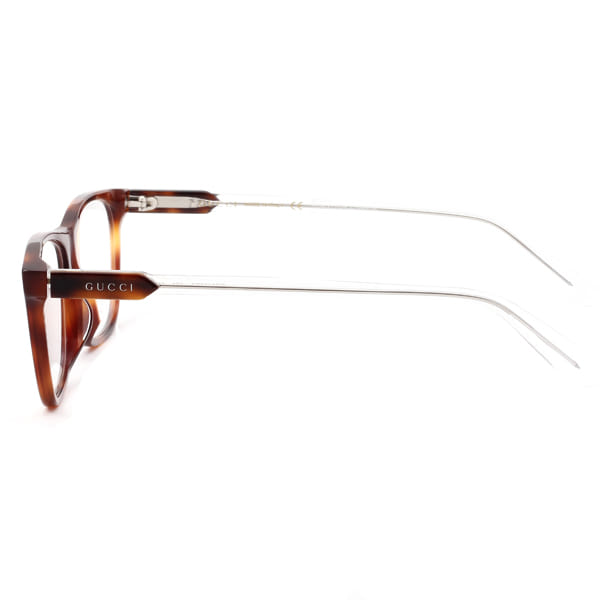 Gucci GG0492OA Frame Tortoise Male Full Shell Frame — Tortoise frame — view 4