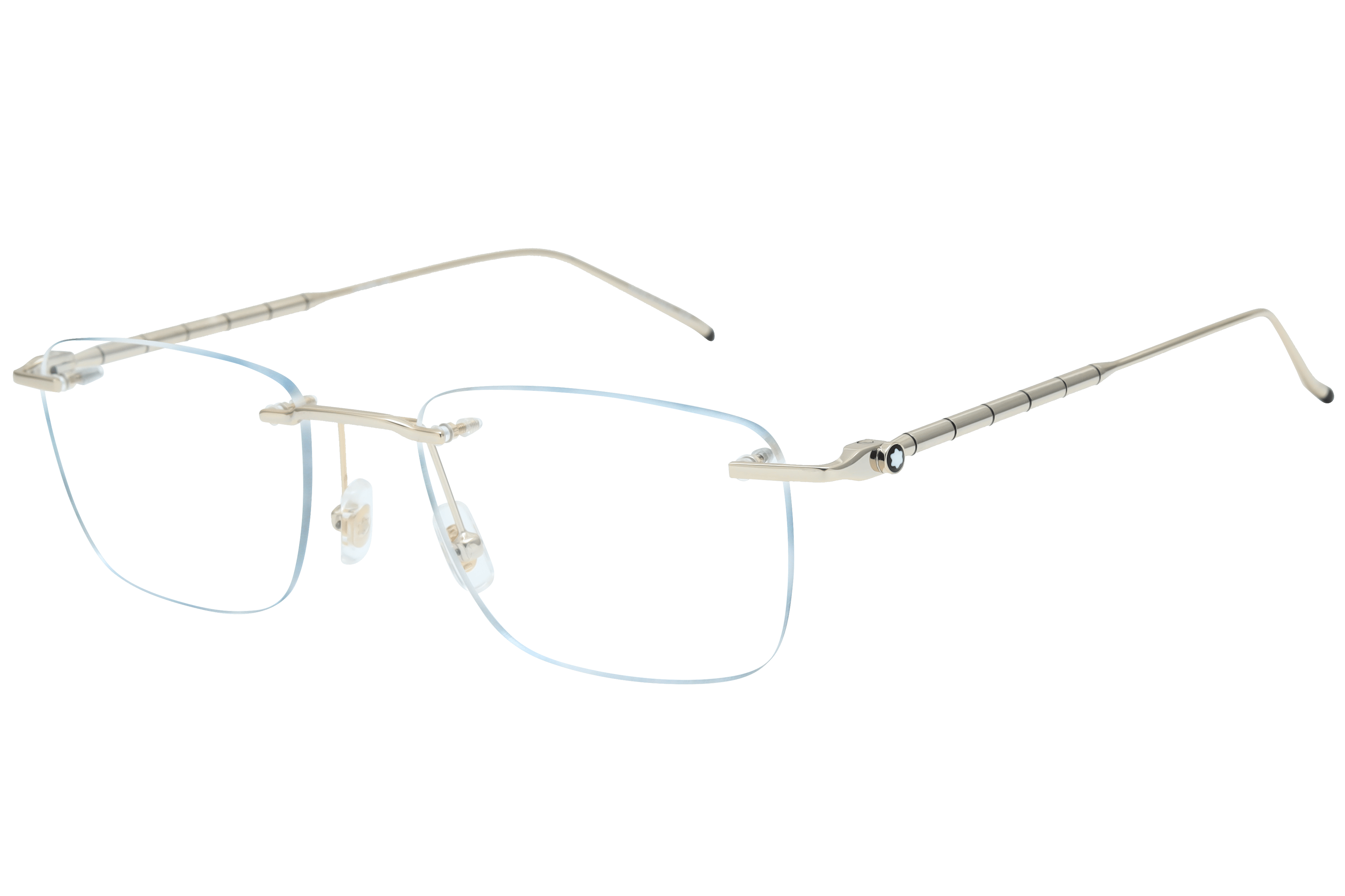 Mont Blanc N MB0215O Frame Gold Male RimLess Metal