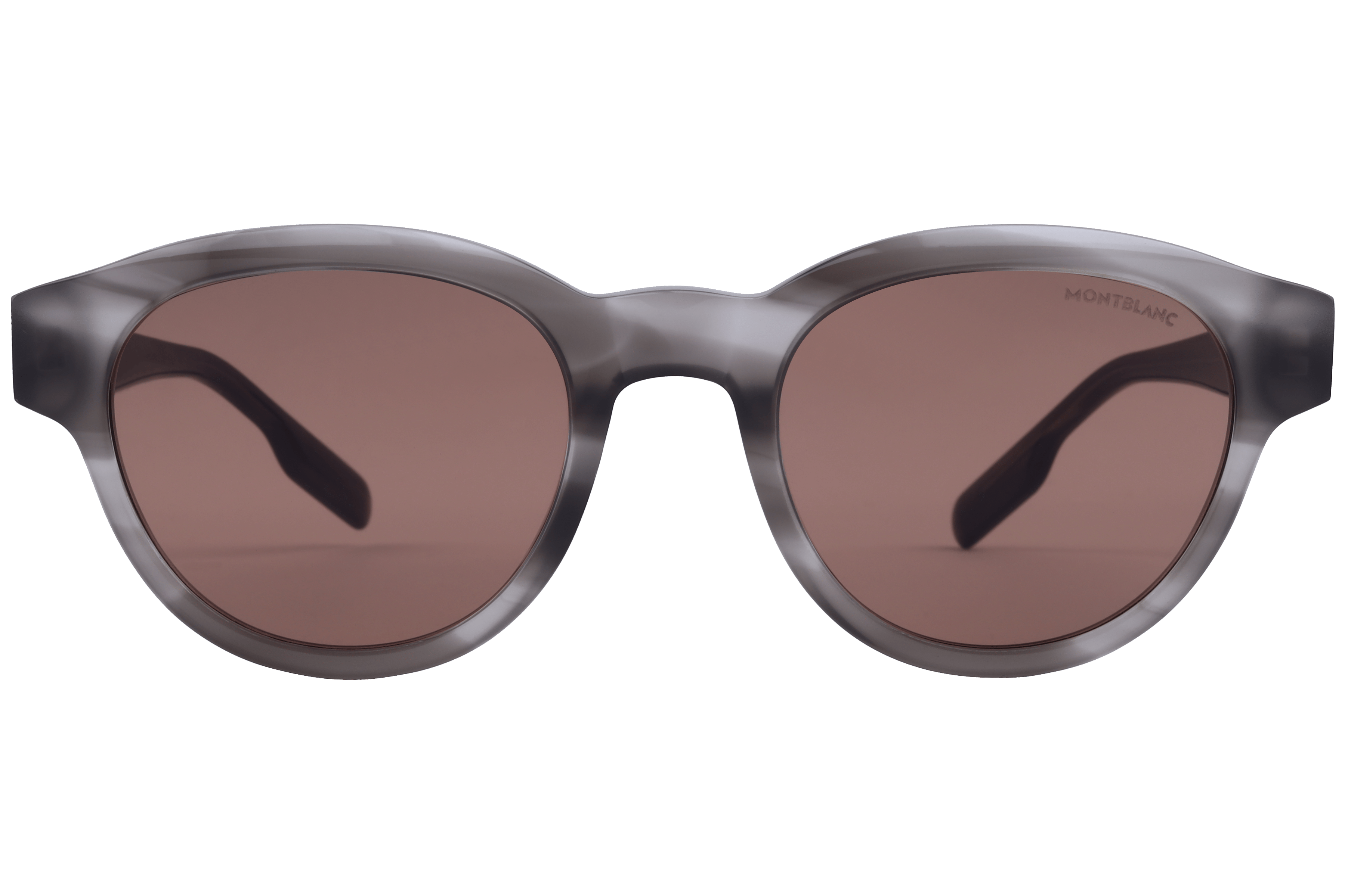 Mont Blanc N MB0200S Sunglass Havana Male Full Shell — Havana frame