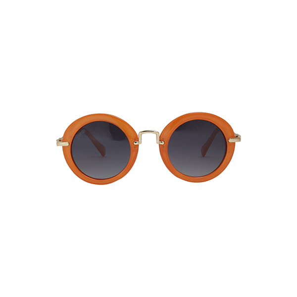 Champ 0416D Sunglass Brown Kids Full Metal Sunglass — Brown frame — view 2