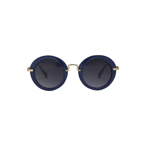 Champ 0416D Sunglass Blue Kids Full Metal Sunglass — Blue frame