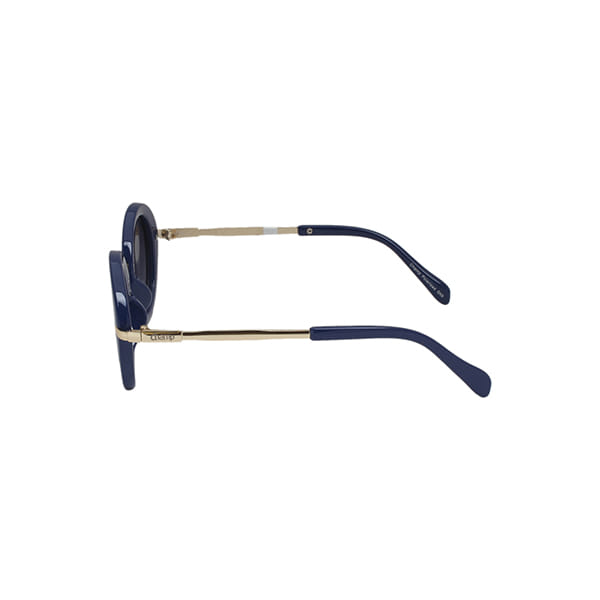 Champ 0416D Sunglass Blue Kids Full Metal Sunglass — Blue frame — view 3