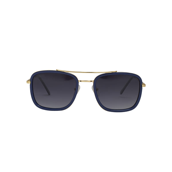 Champ 0216D Sunglass Blue Kids Full Metal Sunglass — Blue frame — view 2